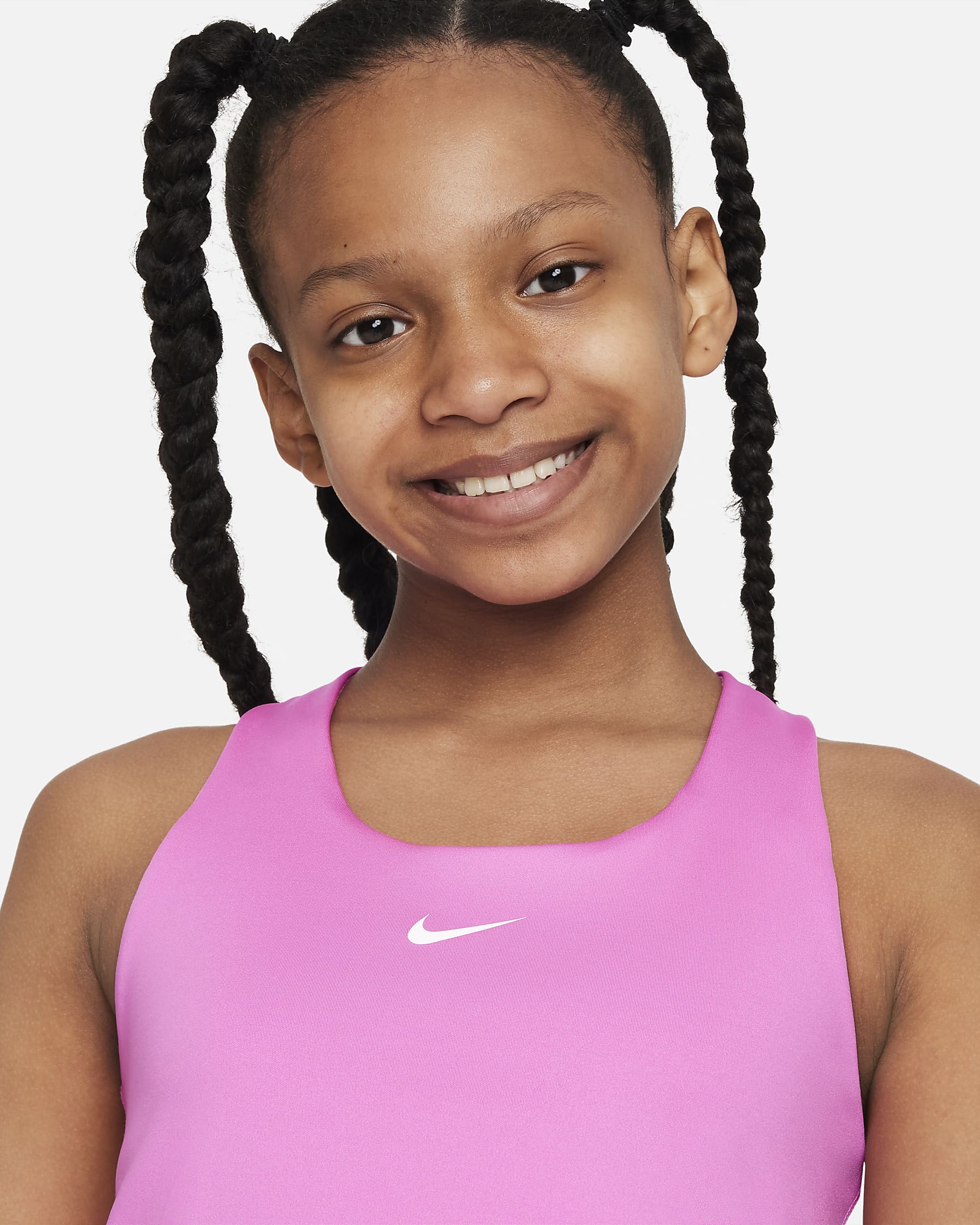 Nike Swoosh Big Kids' (Girls') Tank Sports Bra. Nike.com