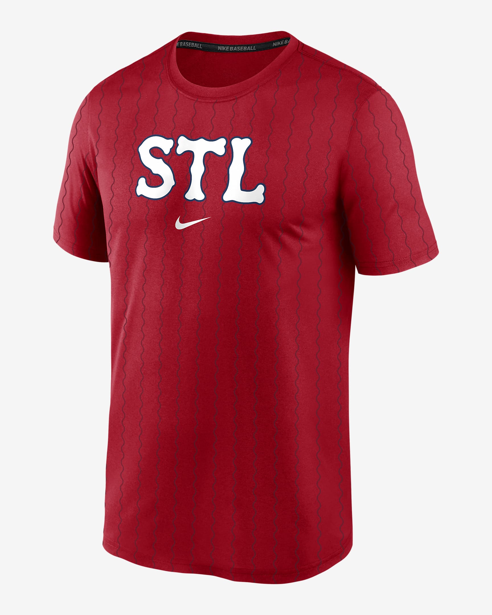 St. Louis Cardinals City Connect Practice Velocity Men's Nike Dri-FIT MLB T-Shirt - Red