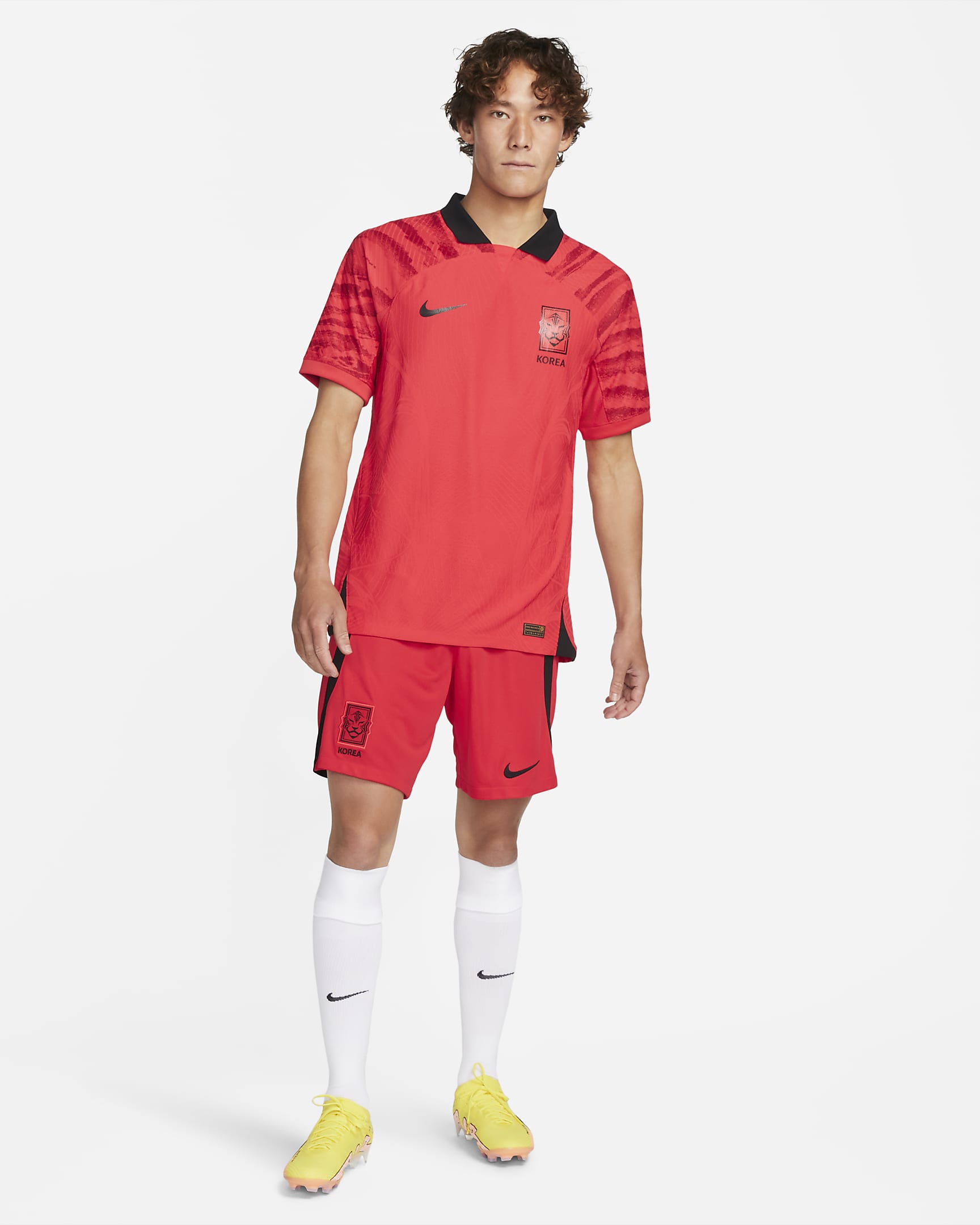 Korea 2022/23 Match Home Men's Nike Dri-FIT ADV Football Shirt - Global Red/Pepper Red/Black