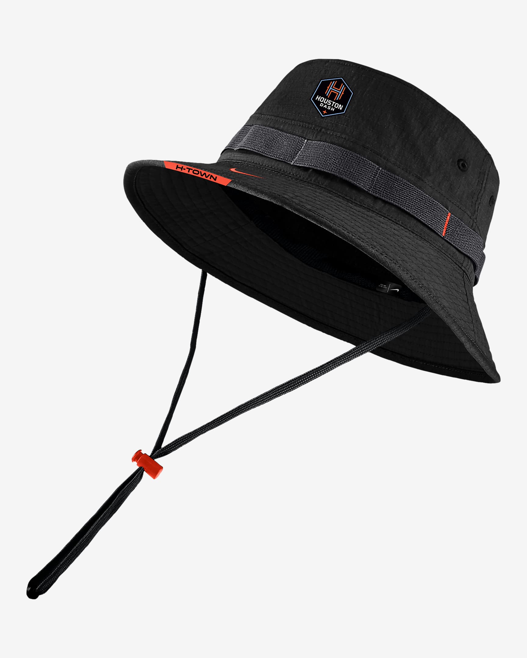 Houston Dash Nike Soccer Boonie Bucket Hat - Black