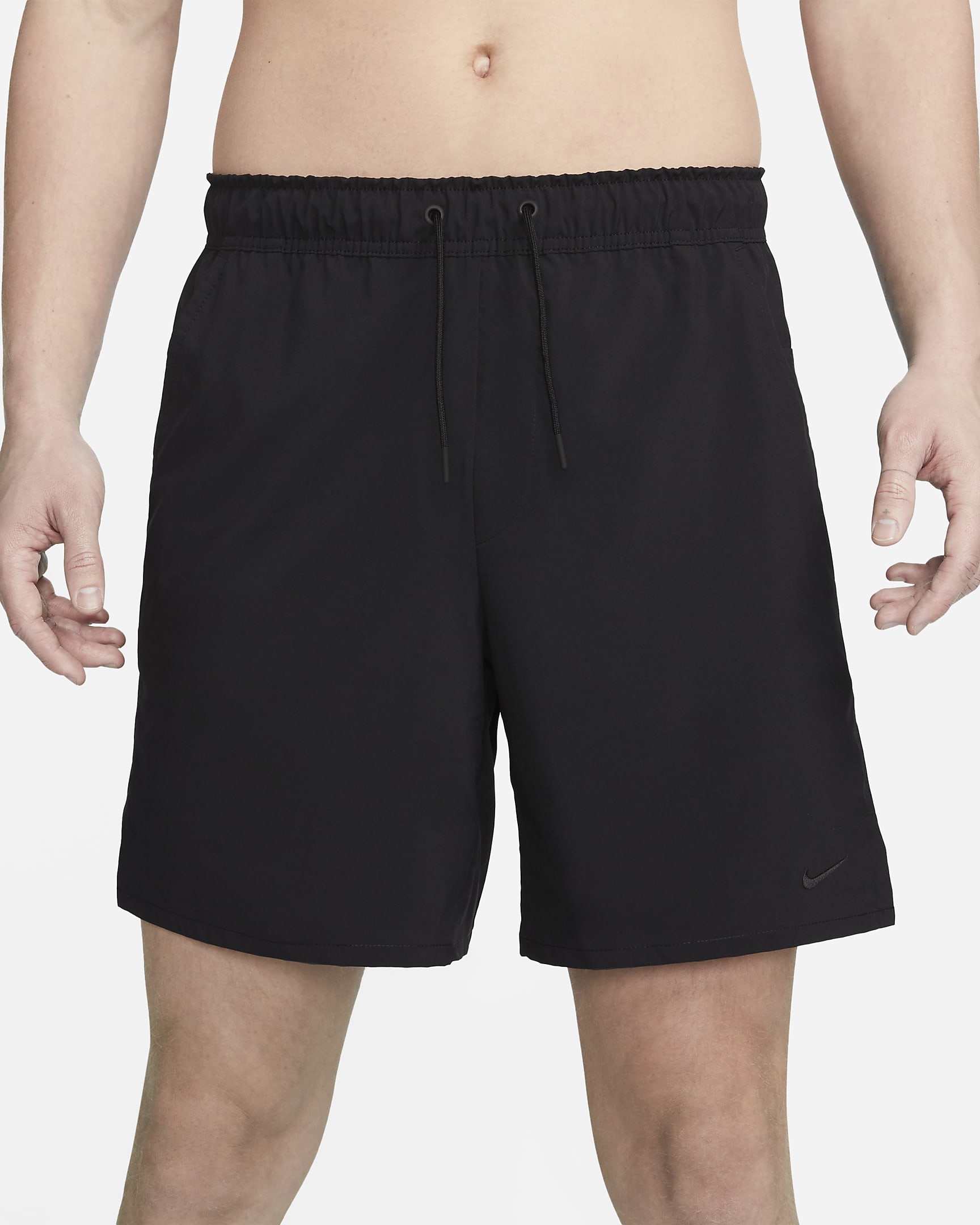 Shorts versatili Dri-FIT non foderati 18 cm Nike Unlimited – Uomo - Nero/Nero/Nero