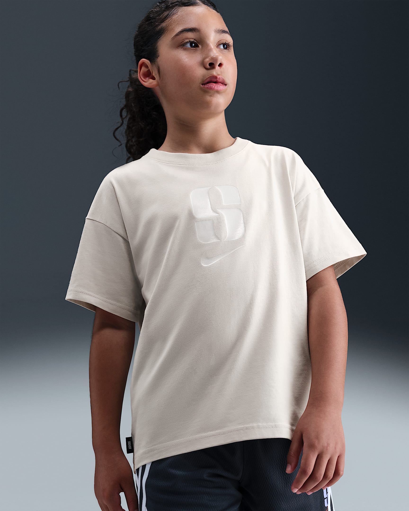 Sabrina Big Kids' Max90 T-Shirt - Light Orewood Brown