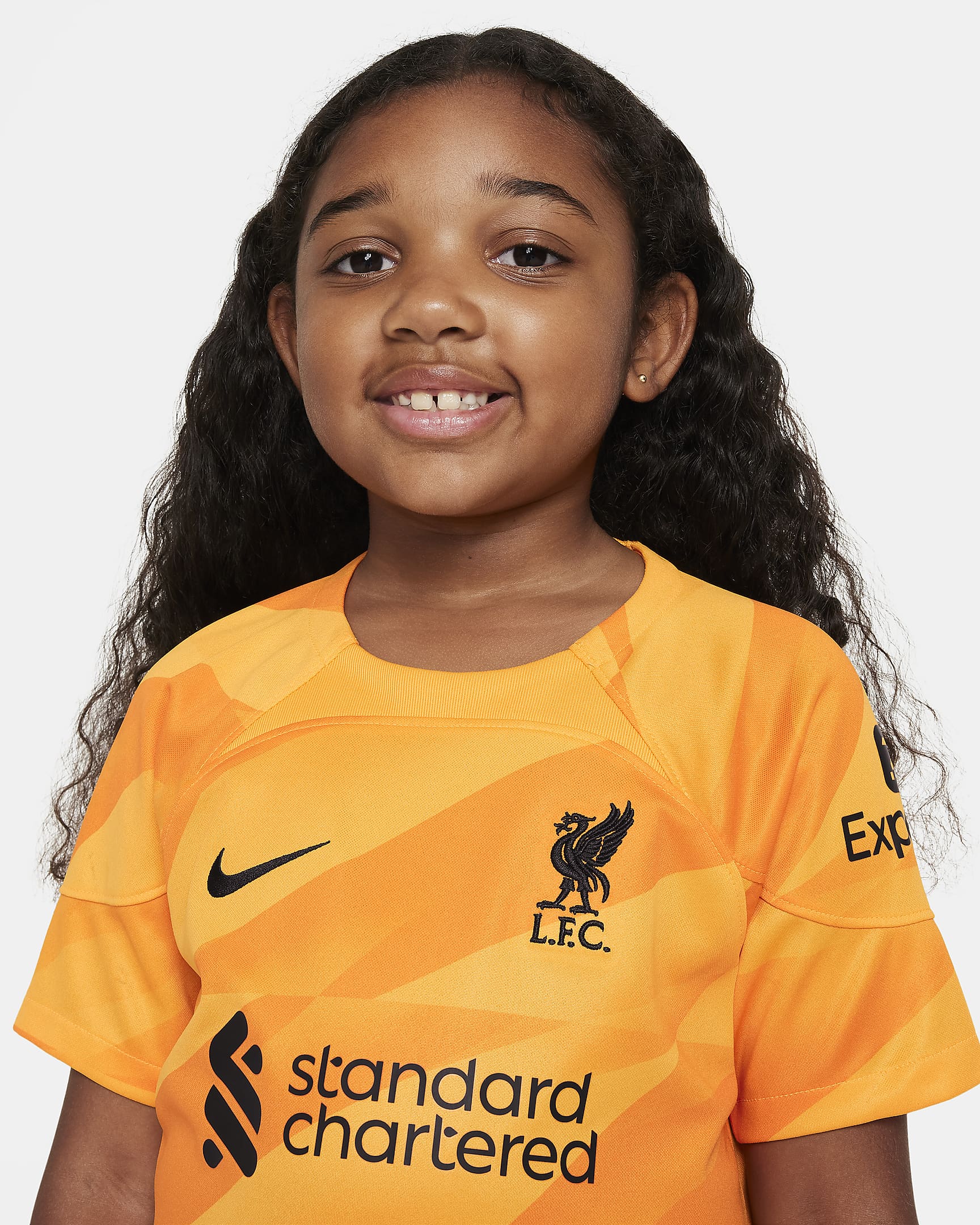 Liverpool F.C. 2023/24 Goalkeeper Younger Kids' Nike DriFIT 3Piece