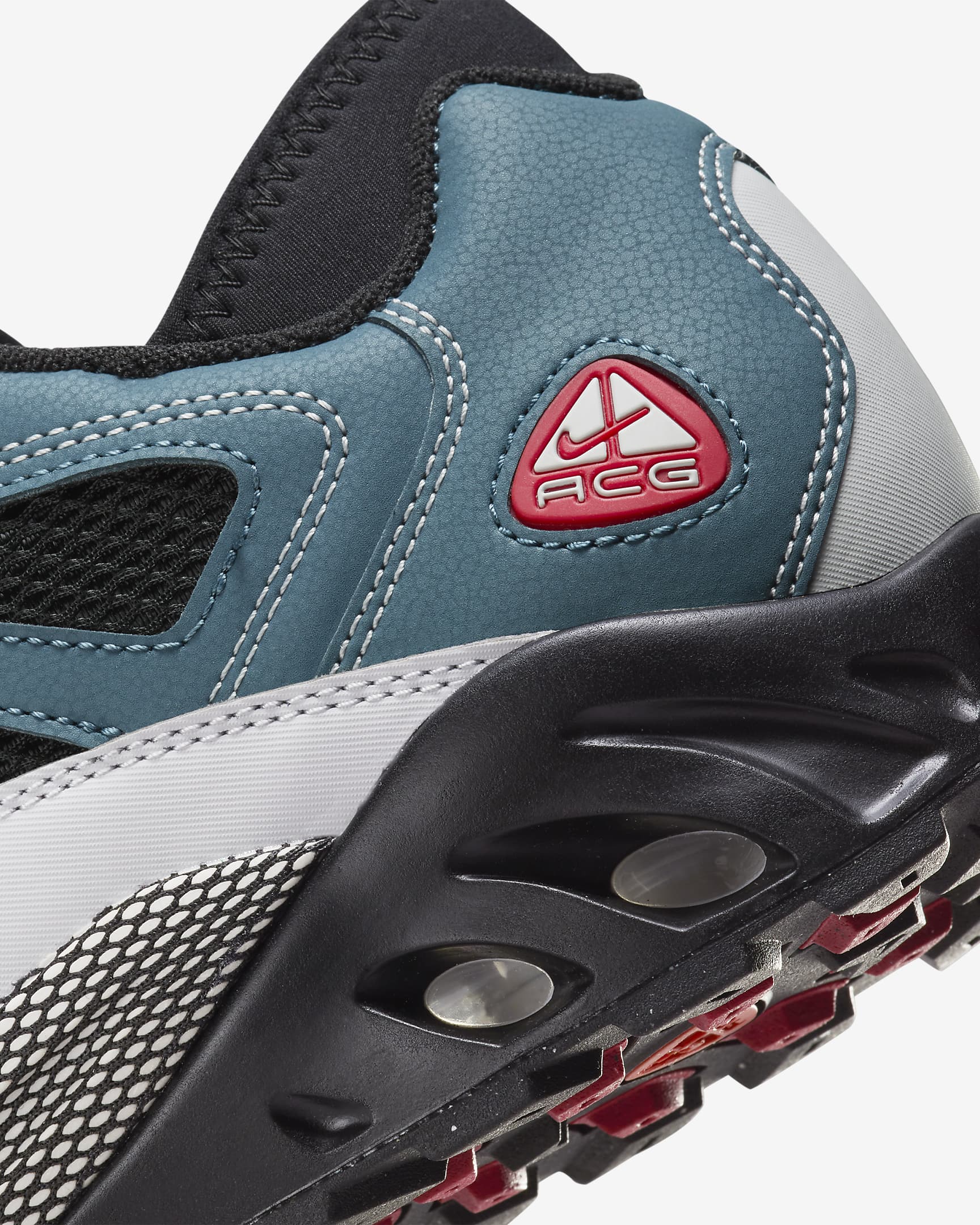 Nike ACG Air Exploraid Sabatilles - Home - Ash Green/Negre/Neutral Grey/Varsity Red