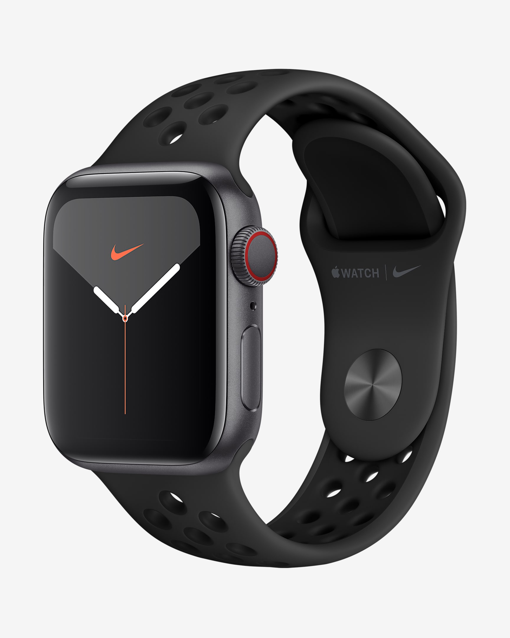 Apple Watch Nike Series 5 (GPS + Cellular) with Nike Sport Band Open ...