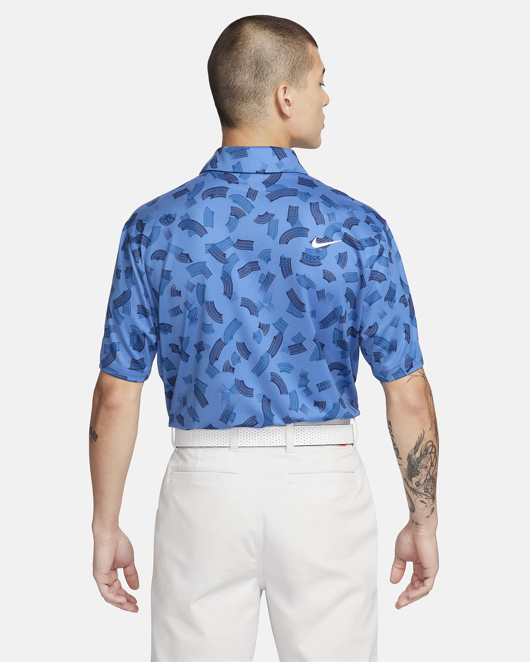 Nike Tour Men's Dri-FIT Golf Polo - Star Blue/White