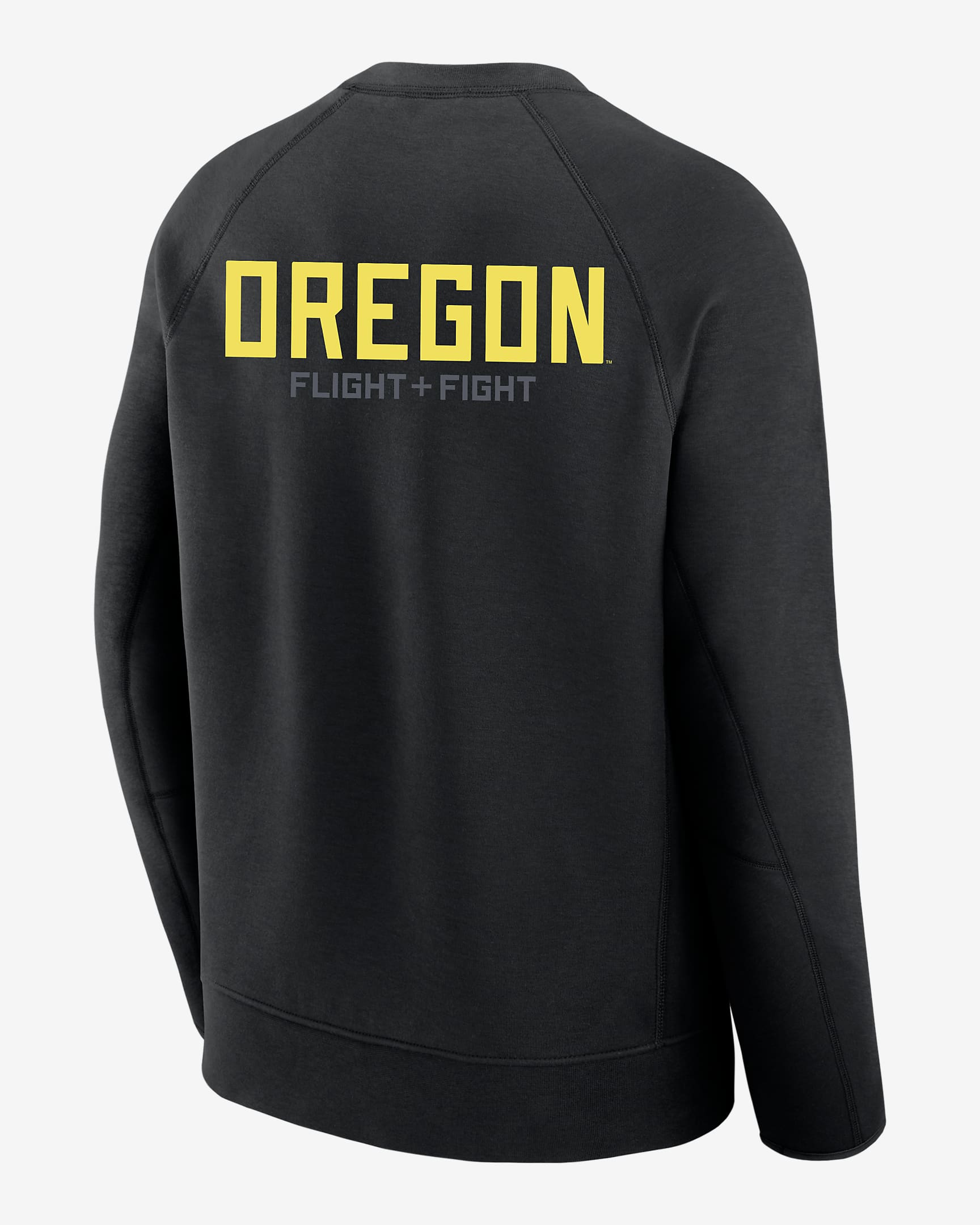 Oregon Ducks Tech Men's Nike College Pullover Crew - Black