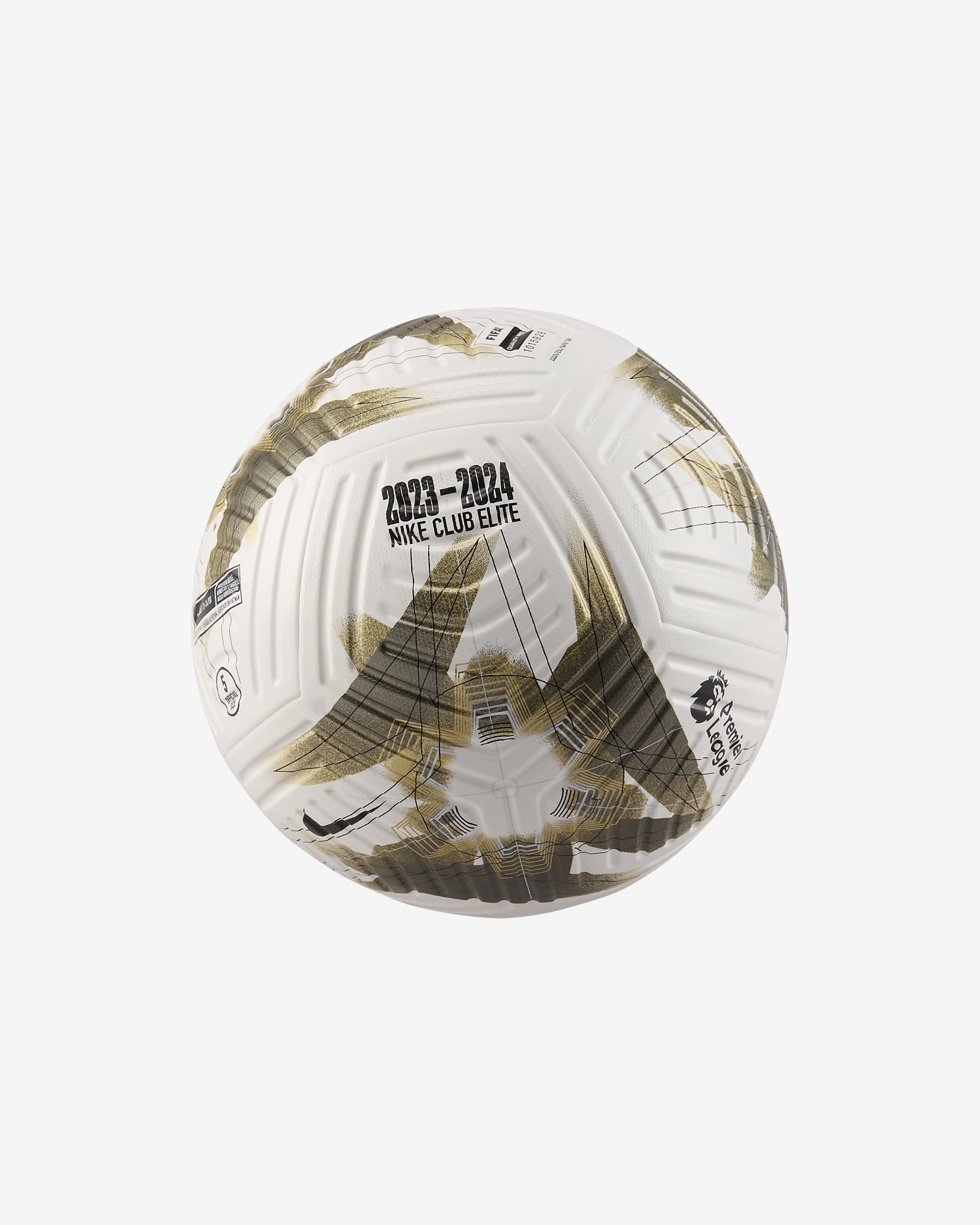 Premier League Club Elite Football - White/Metallic Gold Star/White