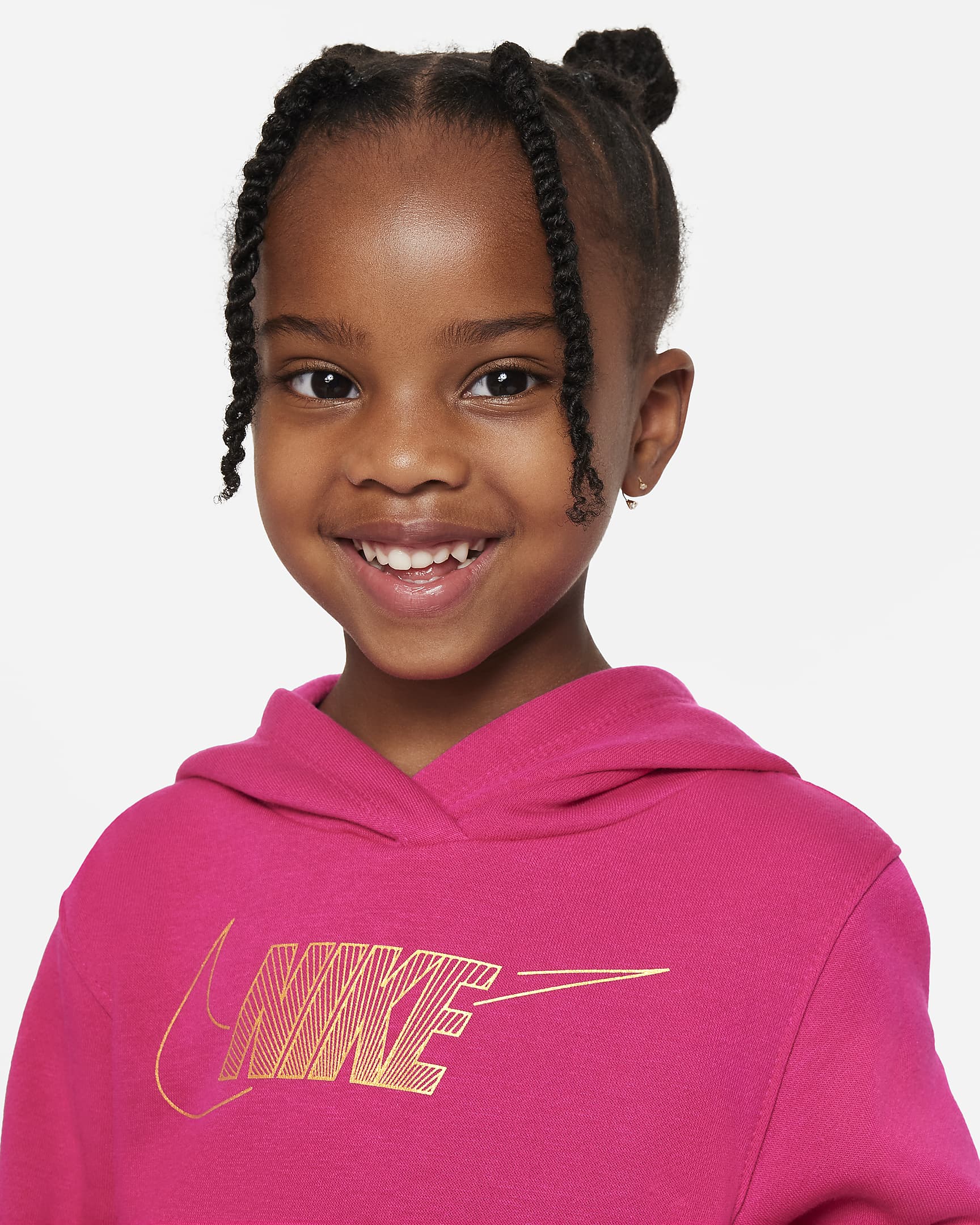 Nike Sportswear Club Fleece Holiday Shine Hoodie Toddler Hoodie. Nike.com