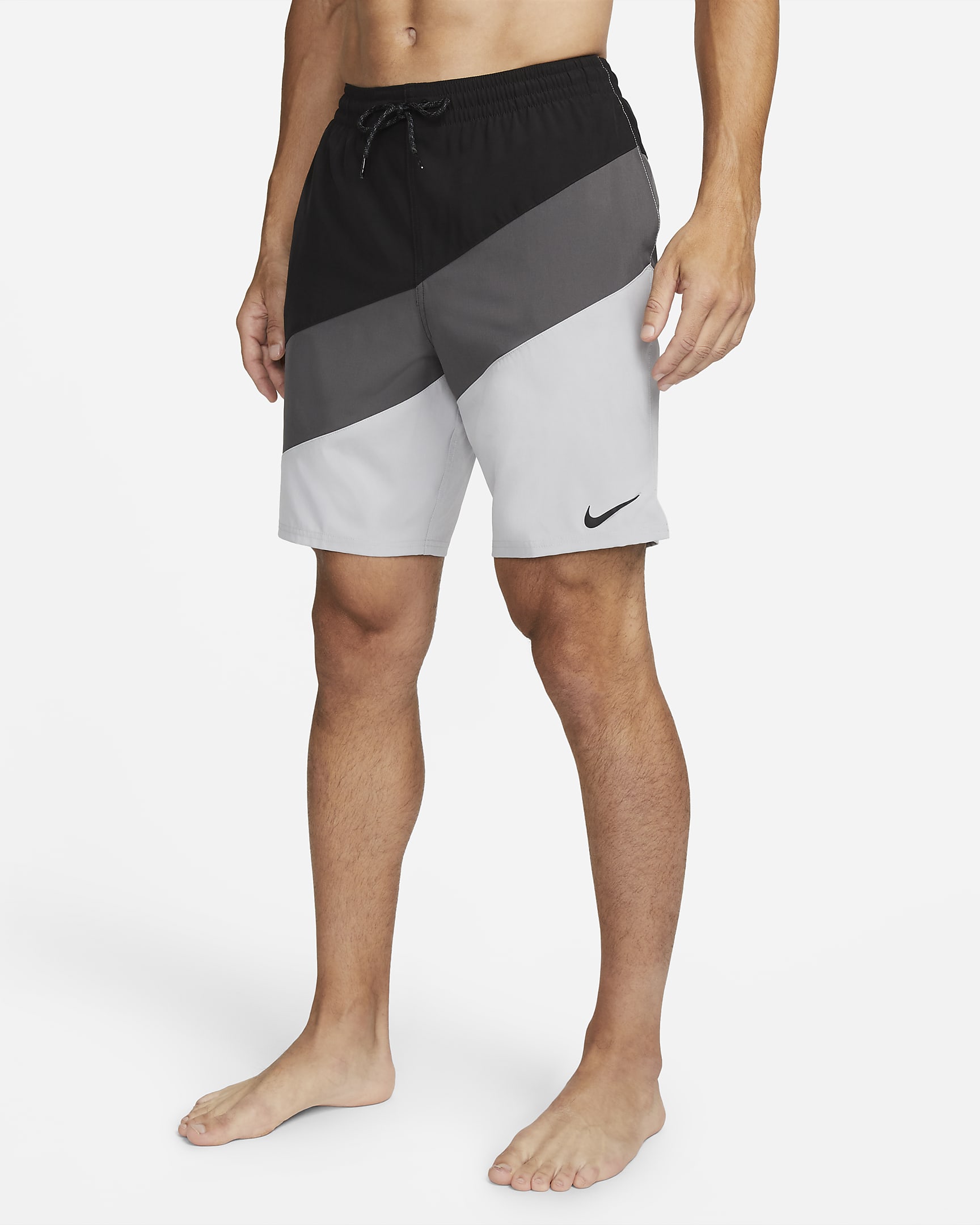 Shorts de vóleibol de 23 cm para hombre Nike Color Surge - Negro