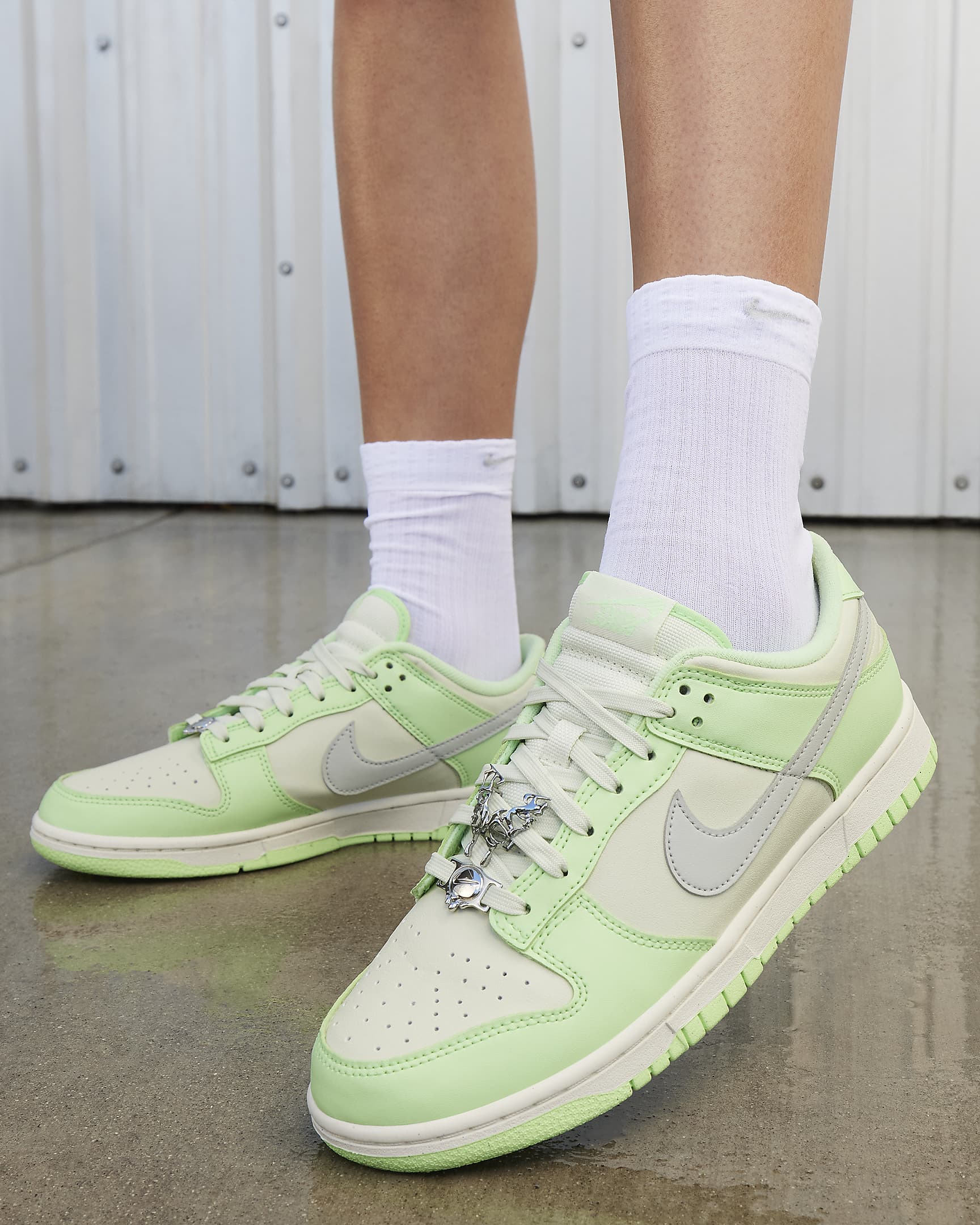 Nike Dunk Low Next Nature SE Women's Shoes - Sea Glass/Vapor Green/Sail/Light Silver