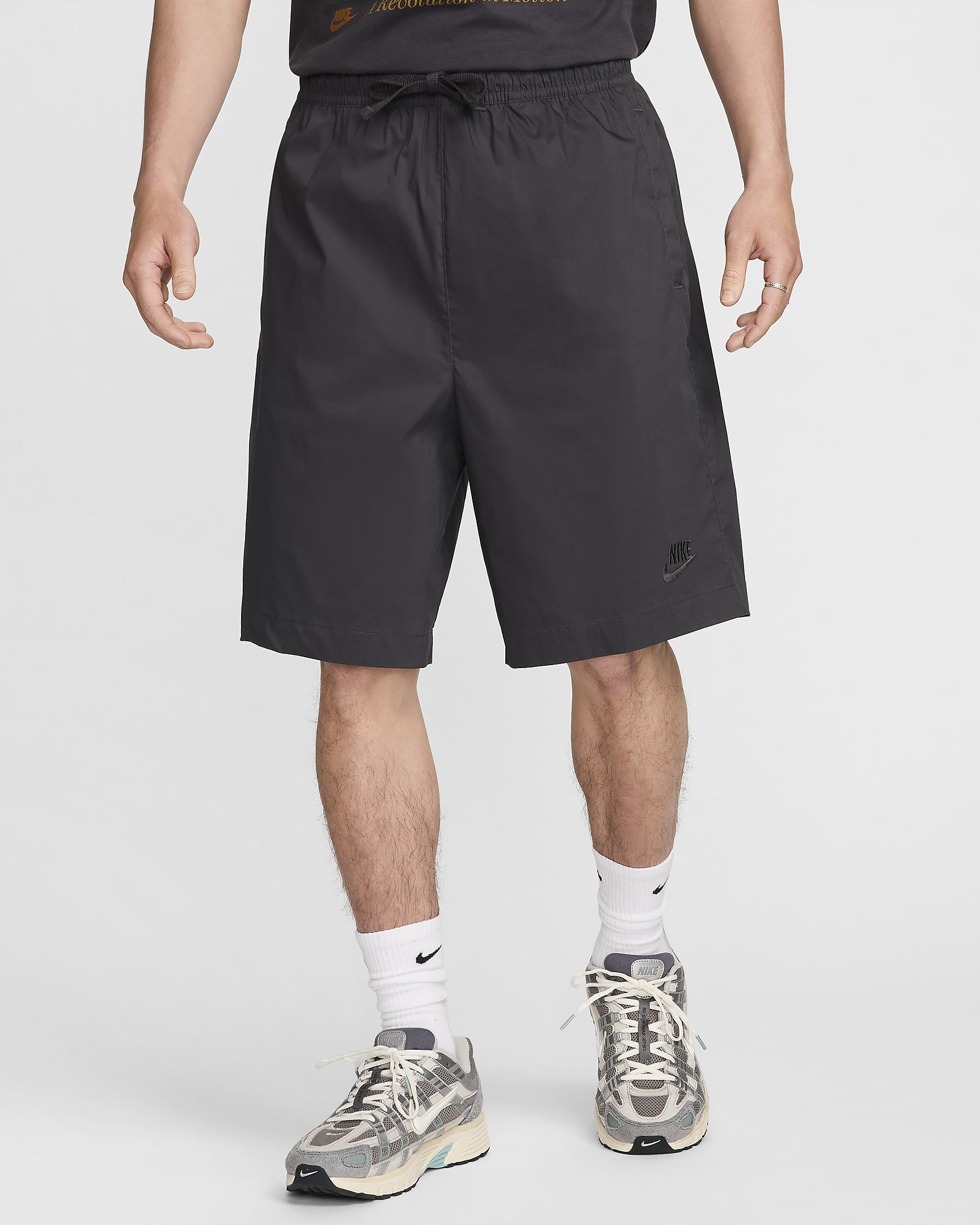 Nike Sportswear Men's Woven Oversized Shorts - Dark Smoke Grey/Dark Smoke Grey