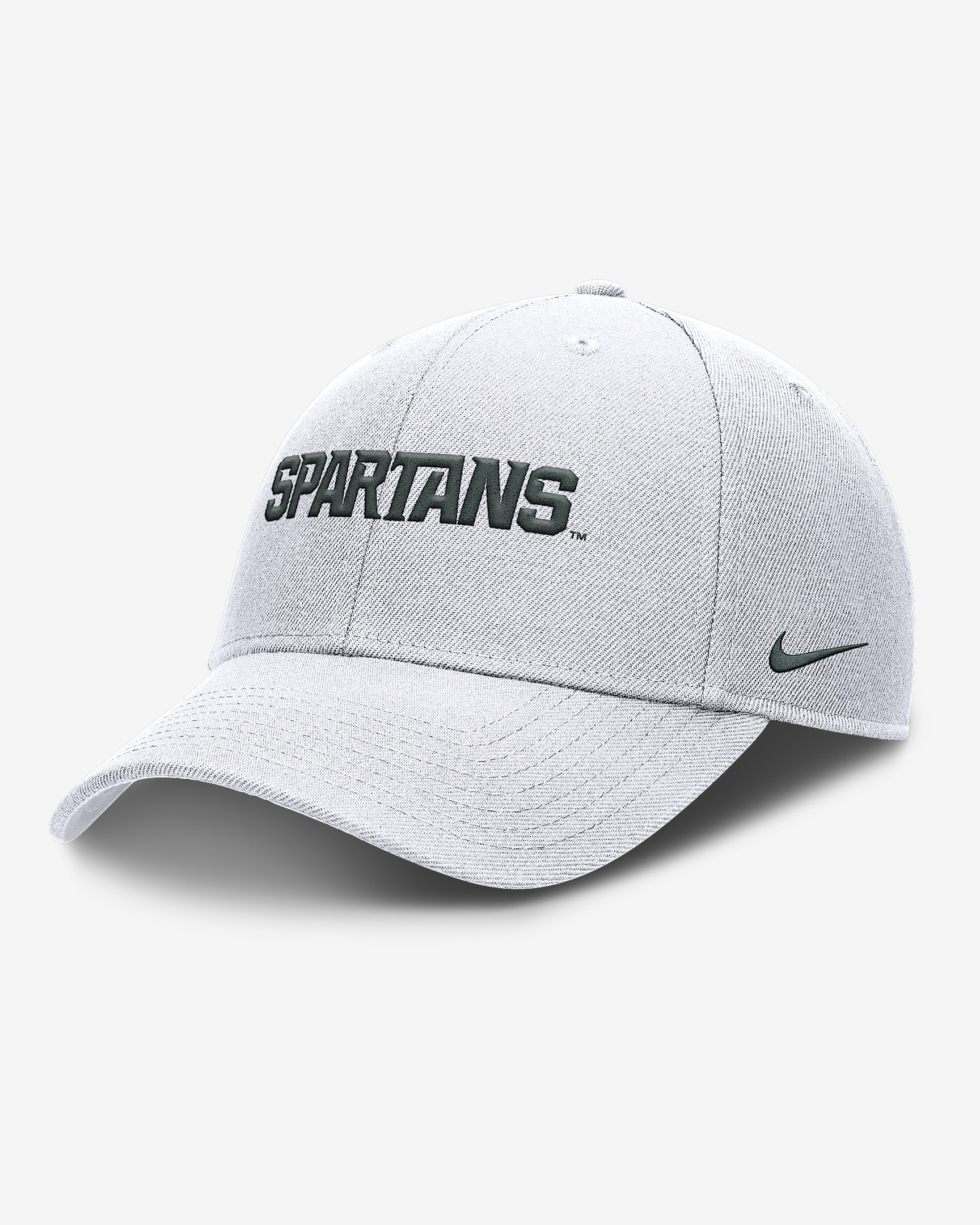 Michigan State On-Field Rise Gameday Men's Nike Dri-FIT College Trucker Adjustable Hat - White