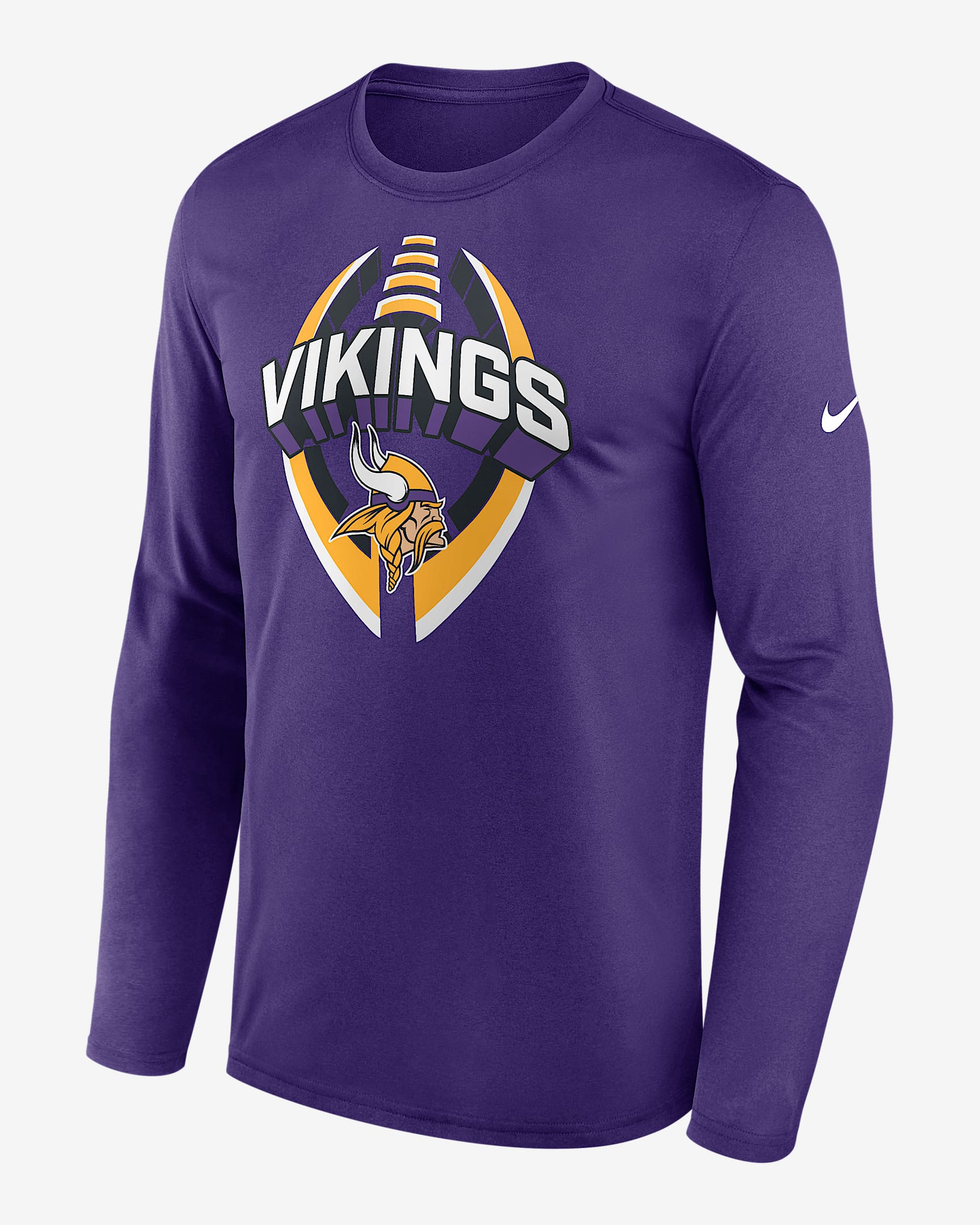 Minnesota Vikings Legend Icon Men's Nike Dri-FIT NFL Long-Sleeve T-Shirt - Purple