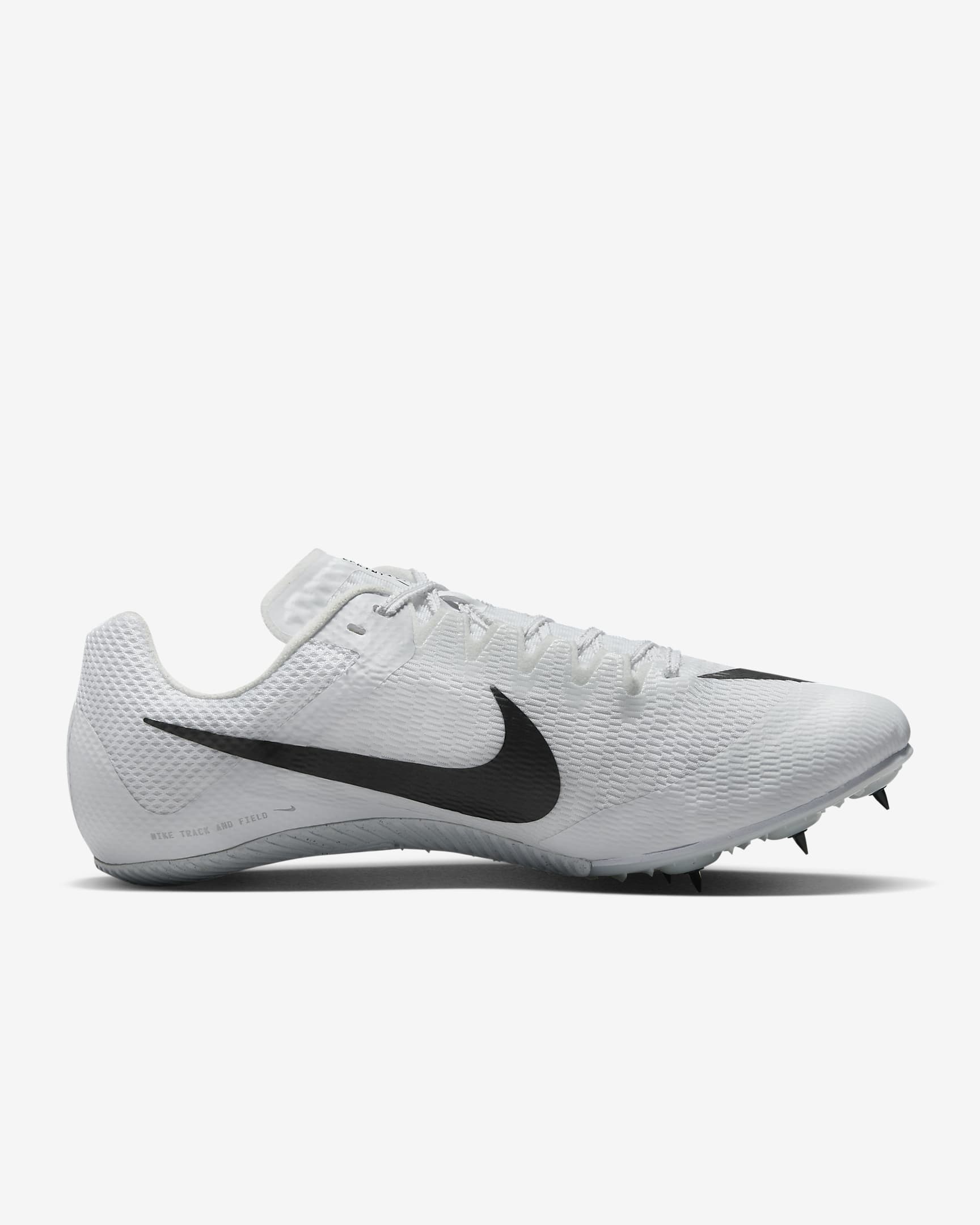 Nike Rival Sprint piggsko til sprintløp - Hvit/Metallic Silver/Pure Platinum/Svart