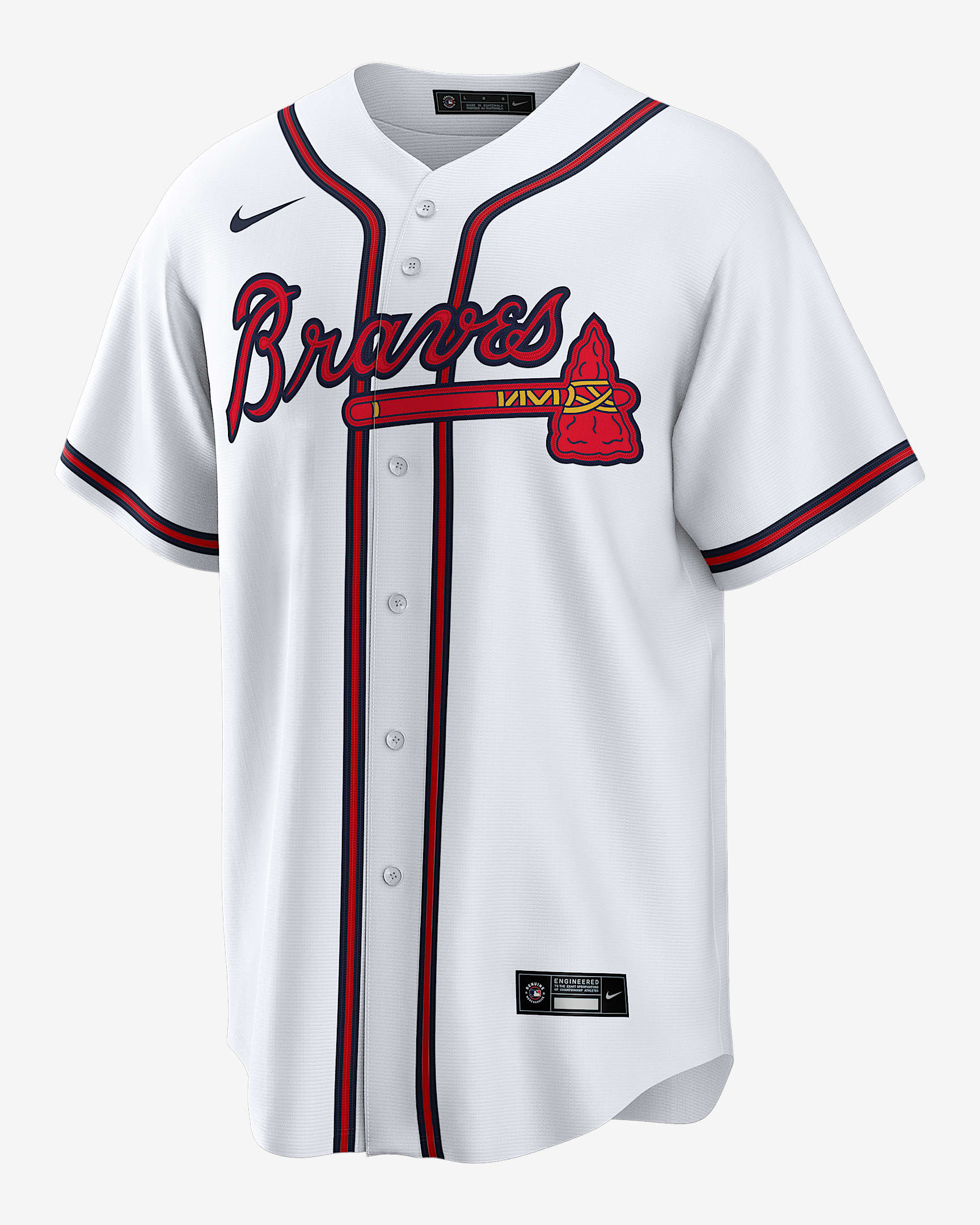 Spencer Strider Atlanta Braves Men's Nike MLB Replica Jersey - White