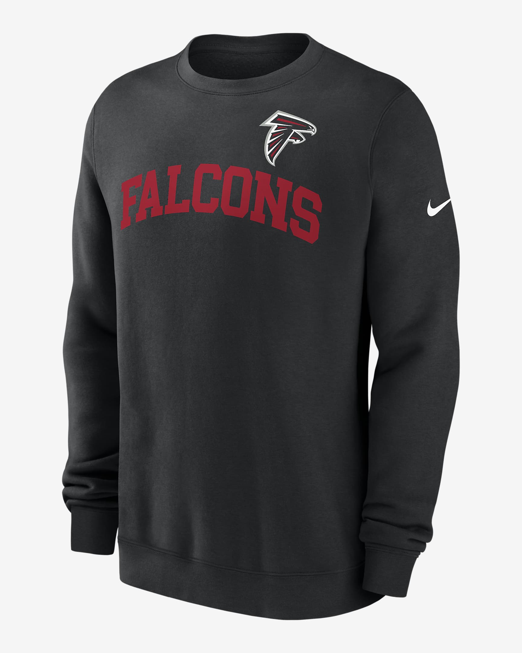 Atlanta Falcons Club Men's Nike NFL Pullover Crew - Black