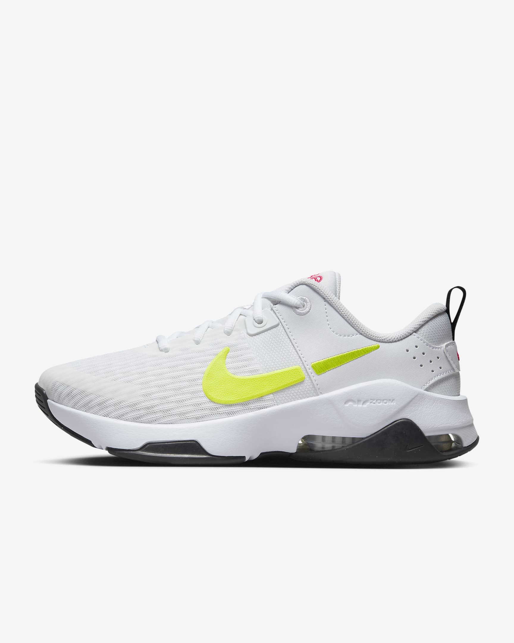 Nike Zoom Bella 6-træningssko til kvinder - hvid/Hot Punch/sort/Cyber