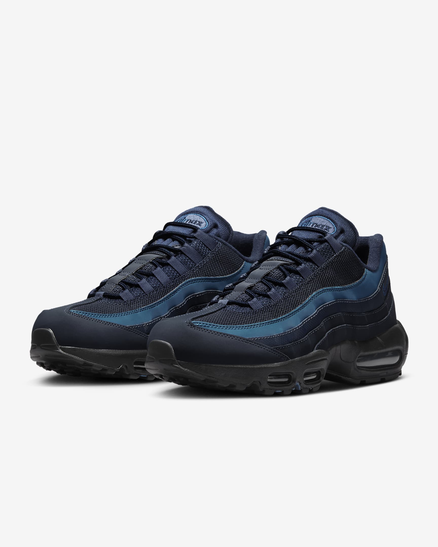 Nike Air Max 95 Men's Shoes - Black/Thunder Blue/Court Blue/Obsidian