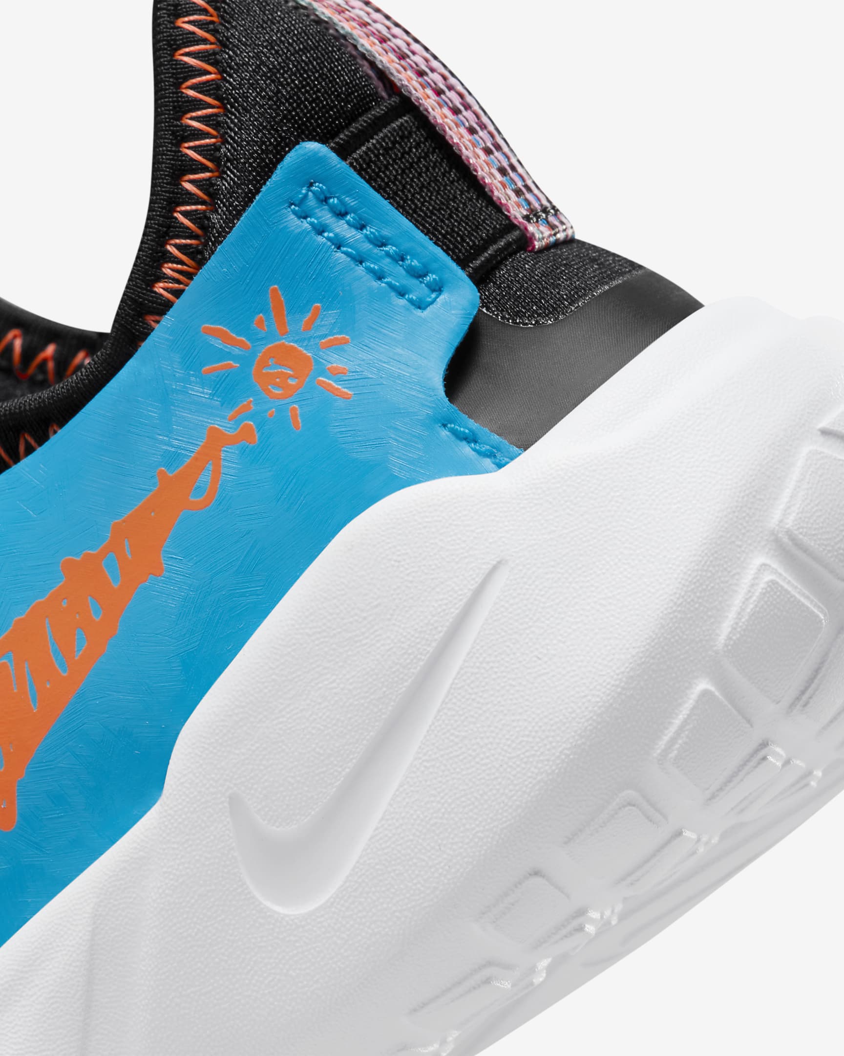 nike flex runner orange