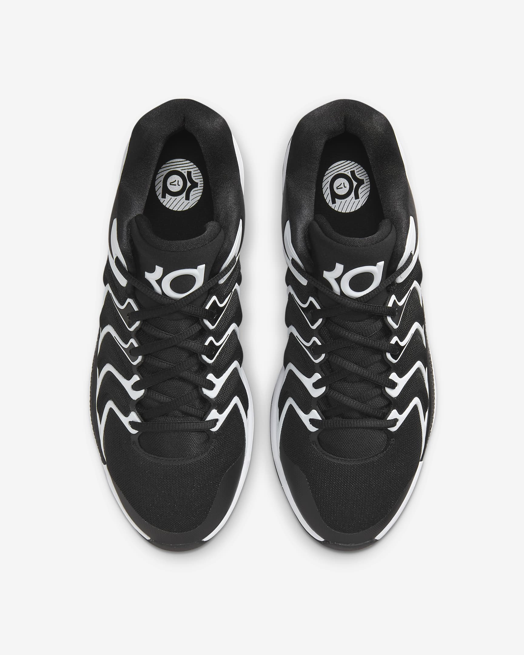 KD17 (Team Bank) Basketball Shoes - Black/White/Black