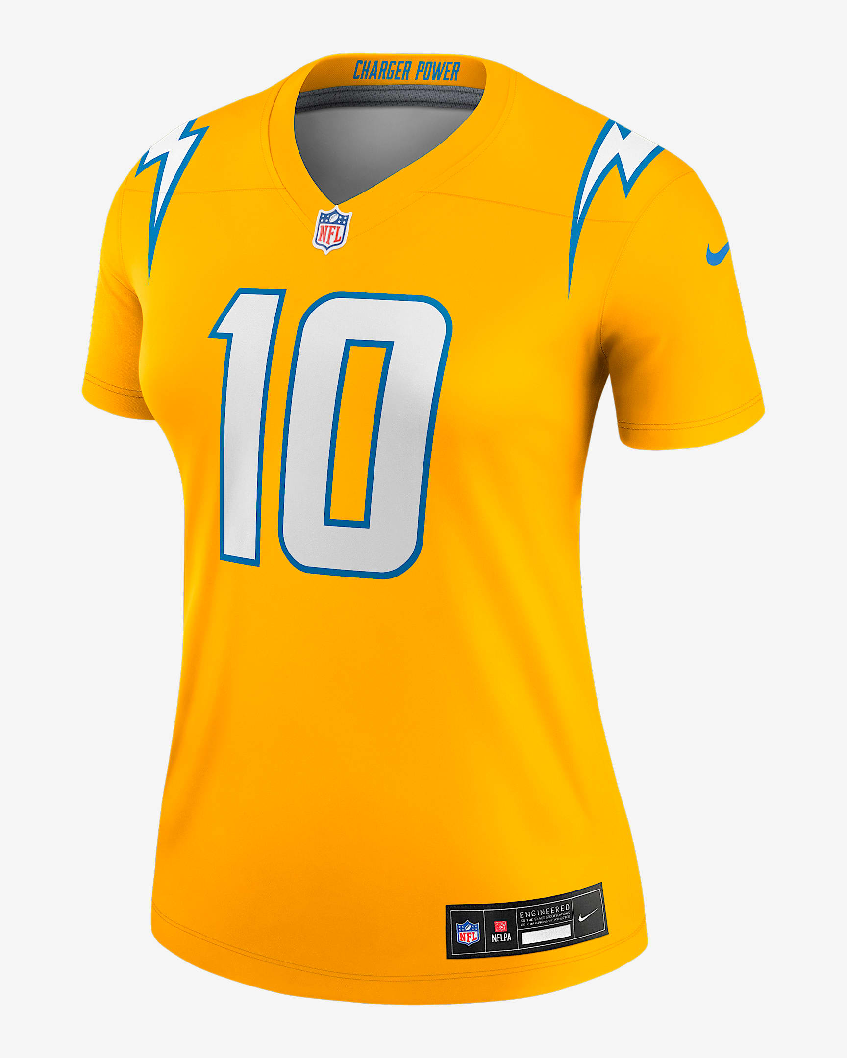 Justin Herbert Los Angeles Chargers Women's Nike Dri-FIT NFL Legend Jersey - Gold