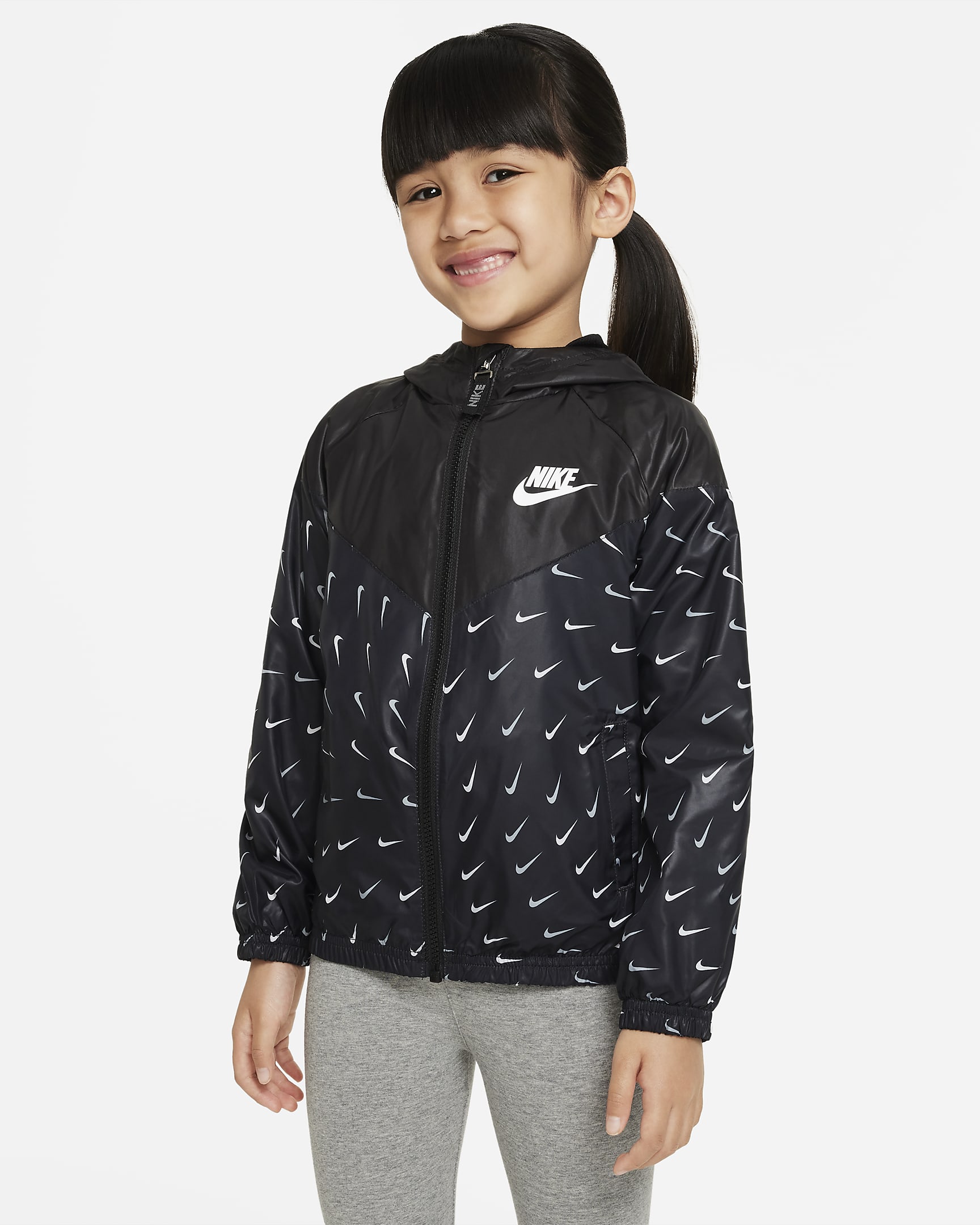 Nike Sportswear Windrunner Little Kids' Full-Zip Jacket. Nike.com