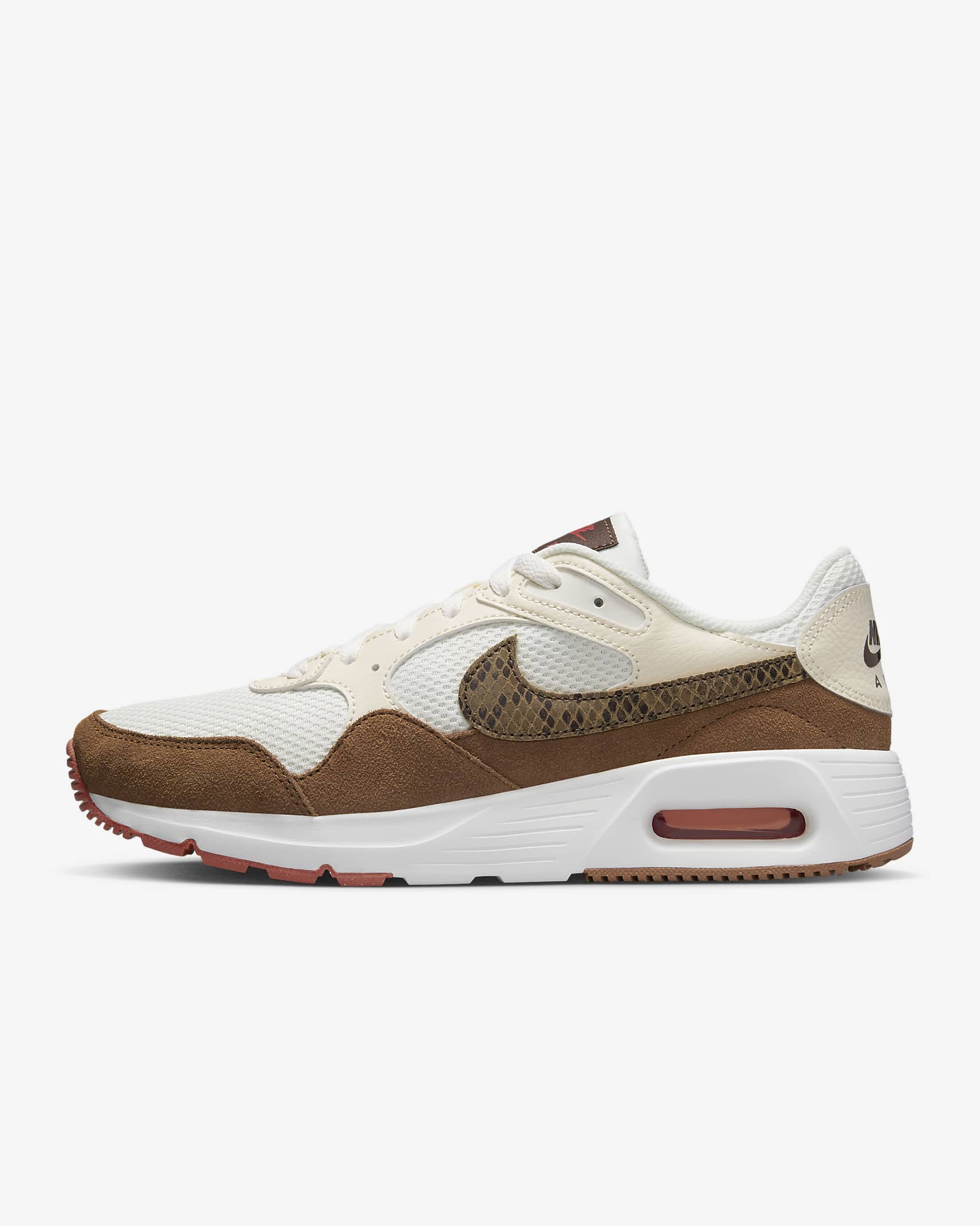 Nike Air Max SC SE Women's Shoes - Pale Ivory/Summit White/Ale Brown/Picante Red