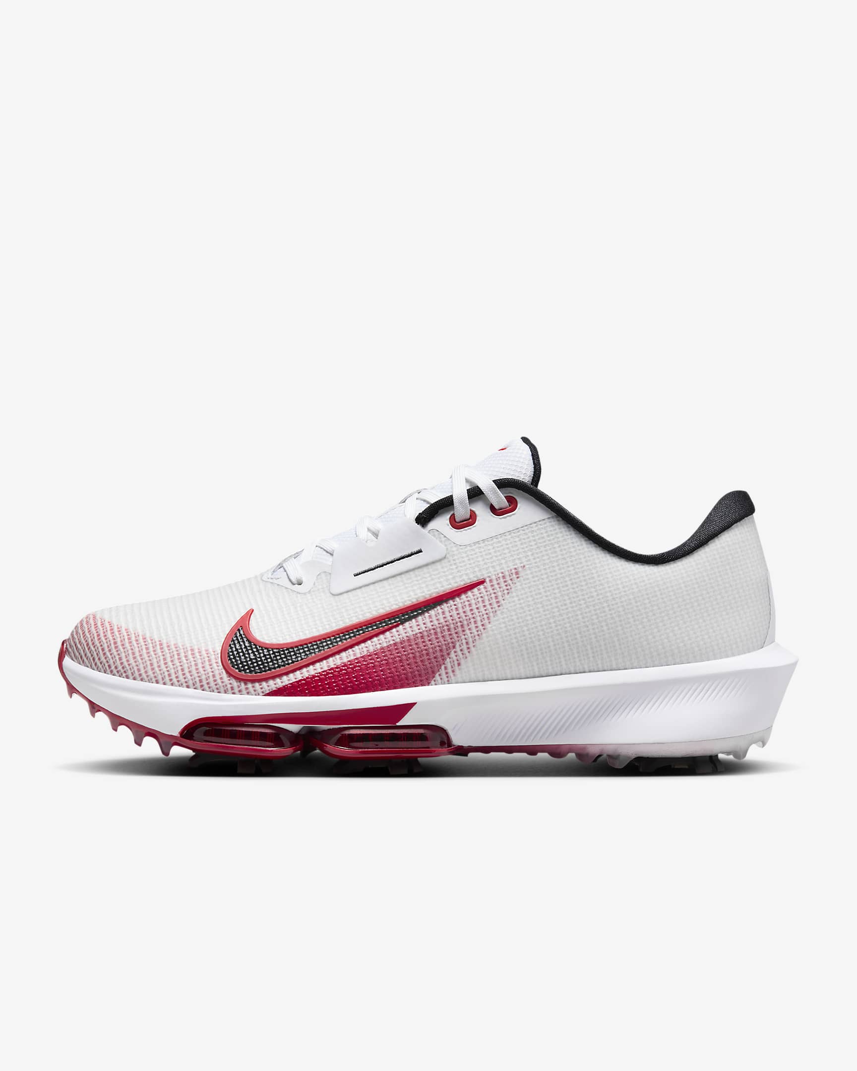 Tenis de golf Nike Infinity Tour 2 - Blanco/Rojo universitario/Platino puro/Negro