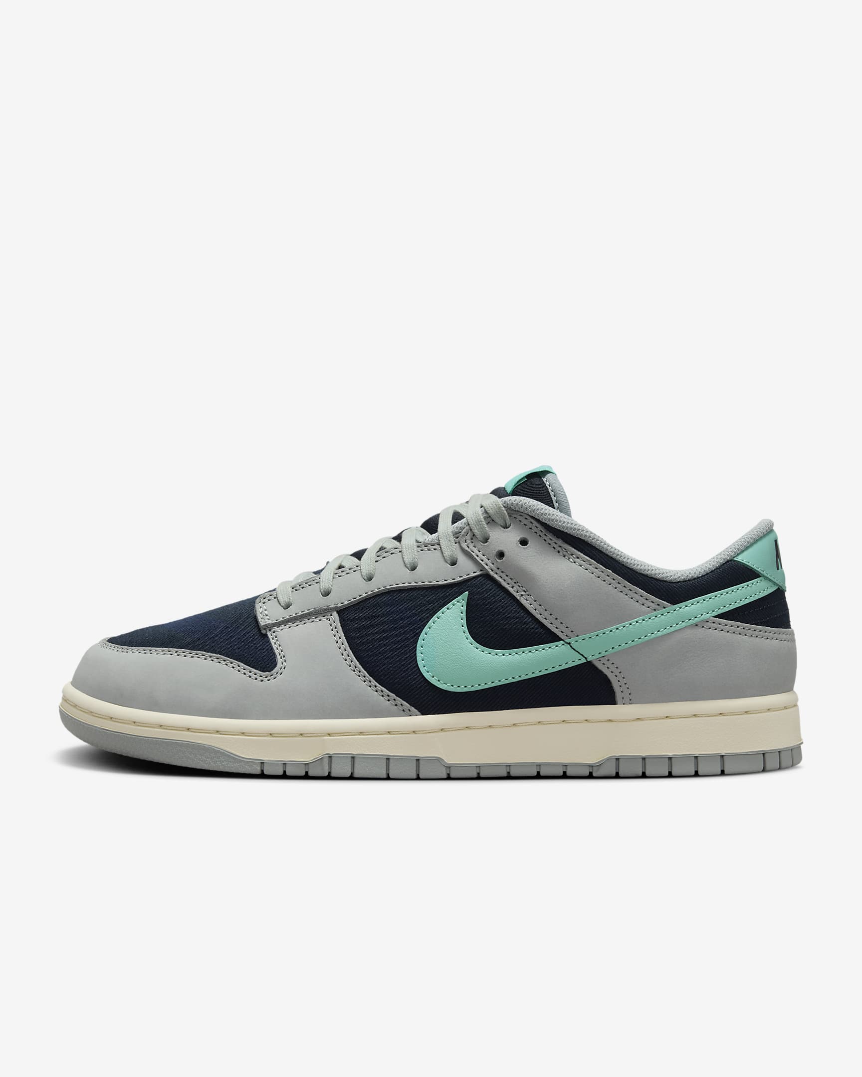 Nike Dunk Low Retro Premium Men's Shoes - Light Pumice/Dark Obsidian/Coconut Milk/Green Frost