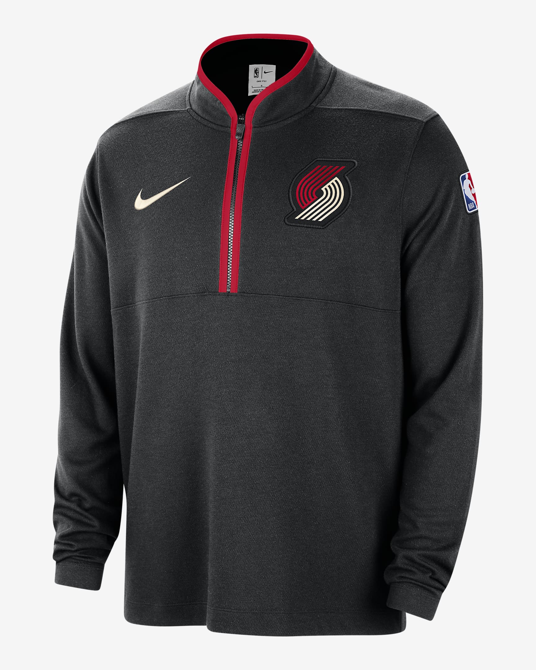 Portland Trail Blazers 2023/24 City Edition Men's Nike Dri-FIT NBA 1/2 ...