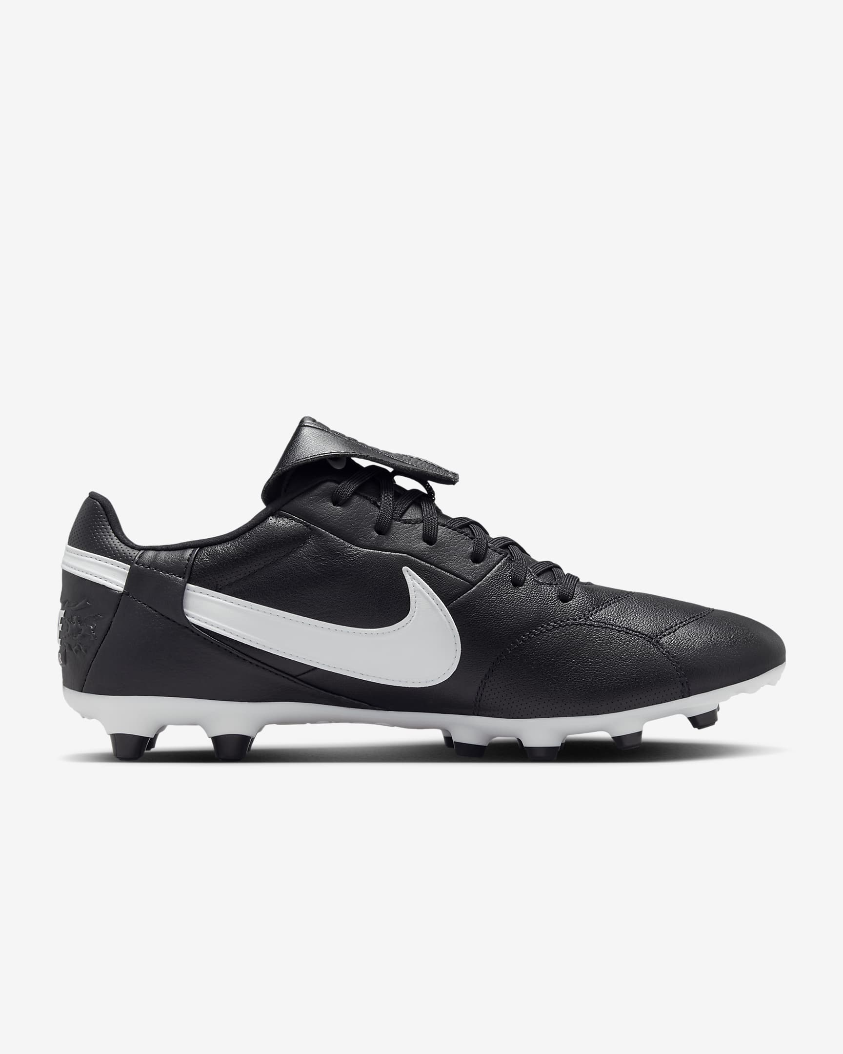 Nike Premier 3 FG Low-Top Football Boot - Black/White