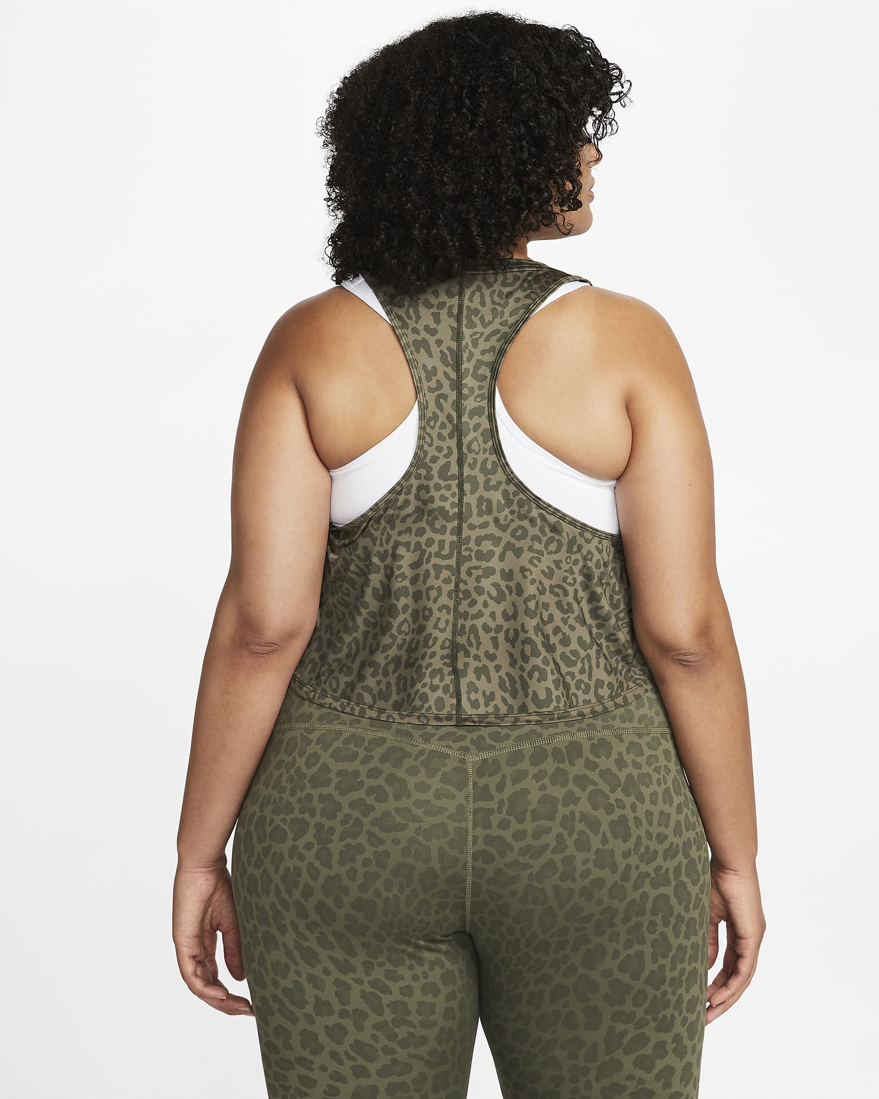 Nike Dri-FIT One Women's Slim Fit Printed Tank (Plus Size). Nike.com
