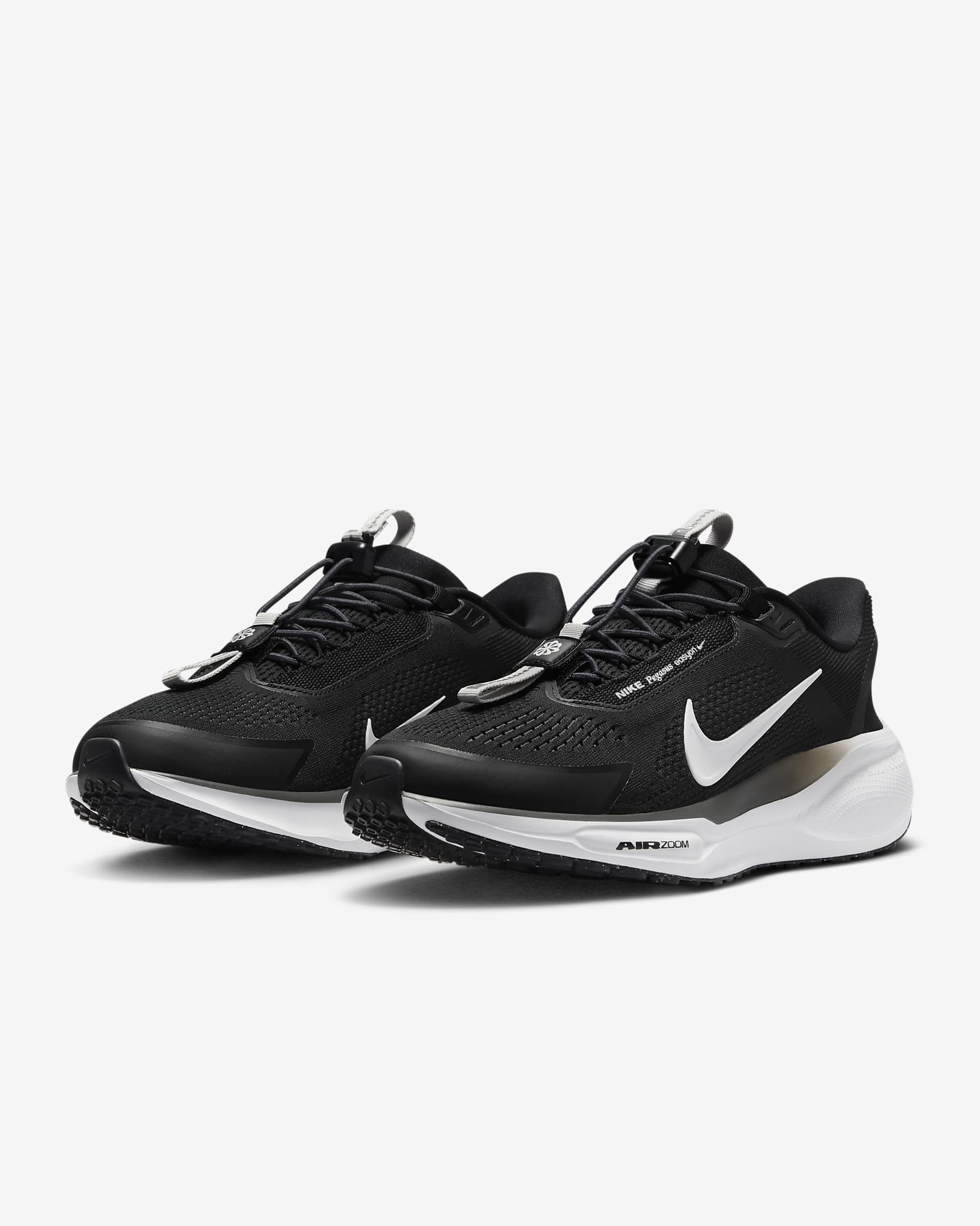 Nike Pegasus EasyOn Women's Road Running Shoes - Black/Anthracite/Photon Dust/White