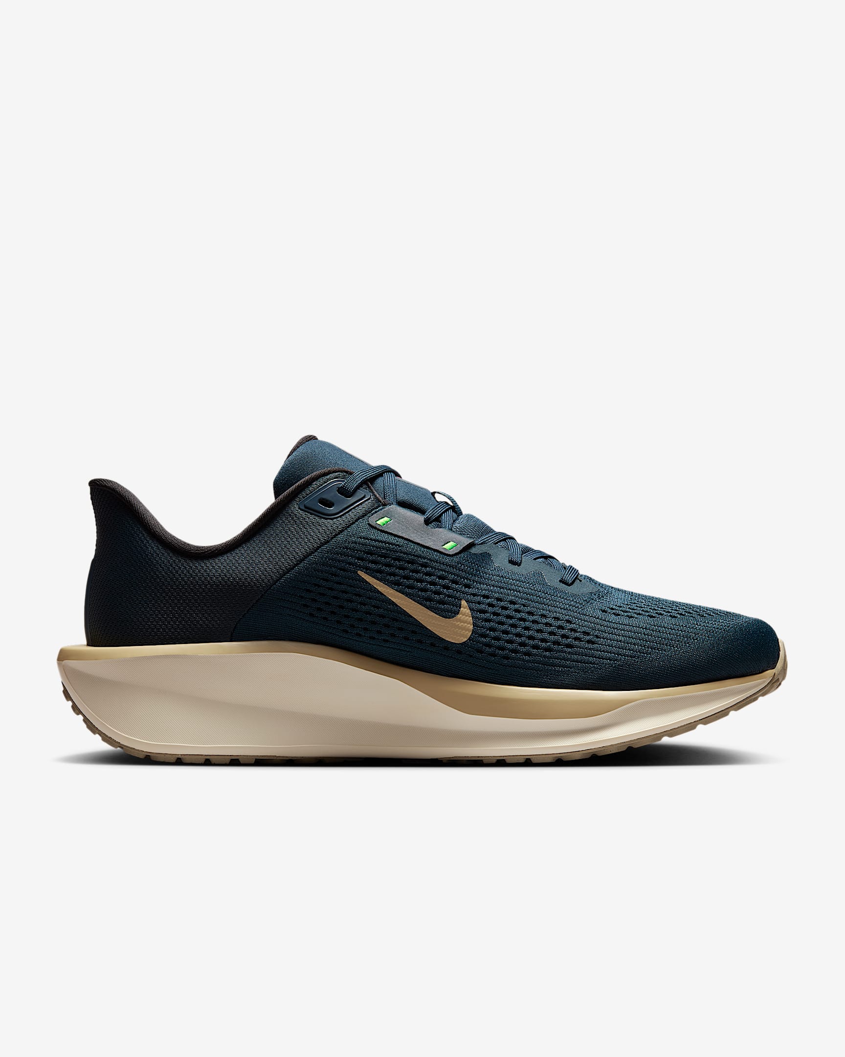 รองเท้าวิ่งโร้ดรันนิ่งผู้ชาย Nike Quest 6 - Armory Navy/Green Strike/ดำ/Desert Khaki