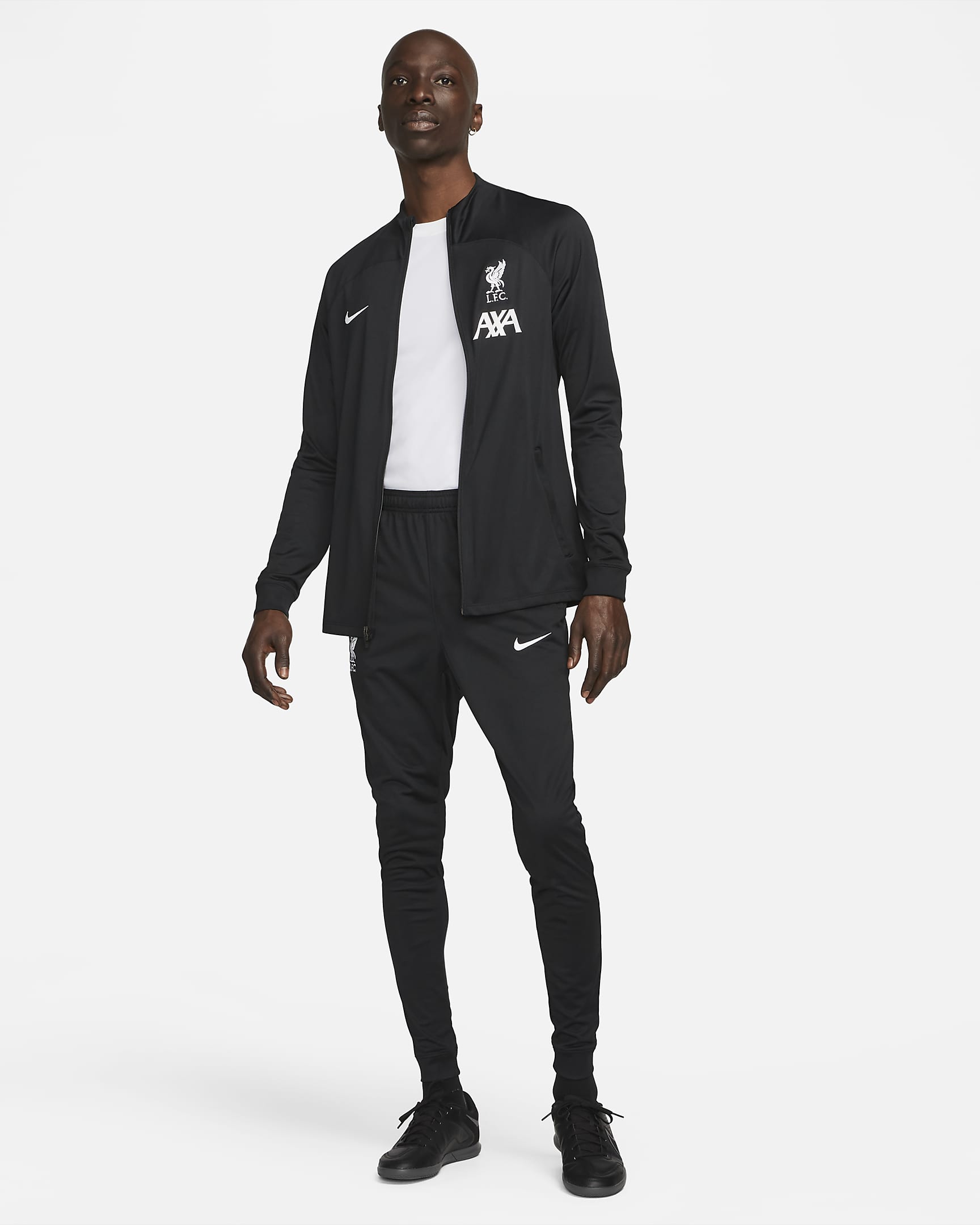 Liverpool FC Strike Men's Nike DriFIT Soccer Track Pants.