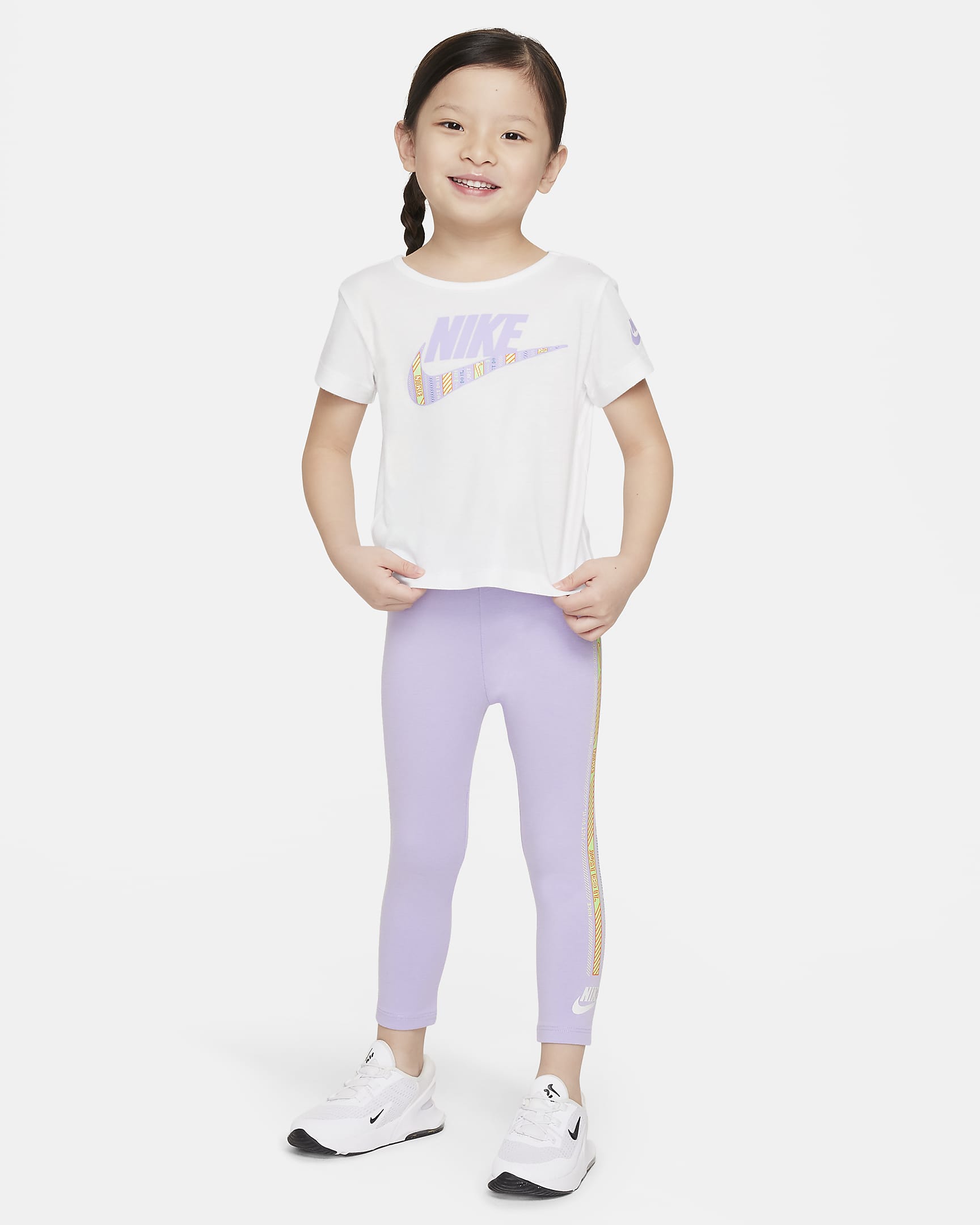 Nike Happy Camper Toddler Leggings Set - Hydrangeas