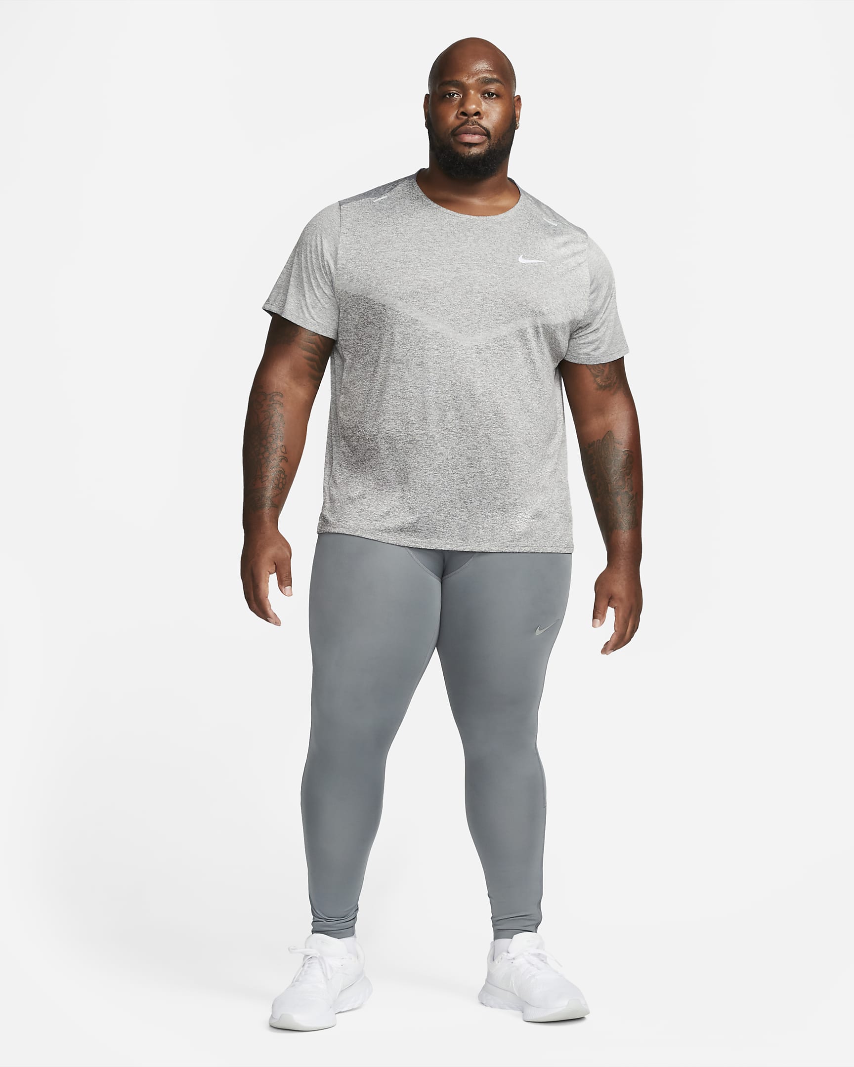 Mallas de running Dri-FIT para hombre Nike Challenger - Gris humo