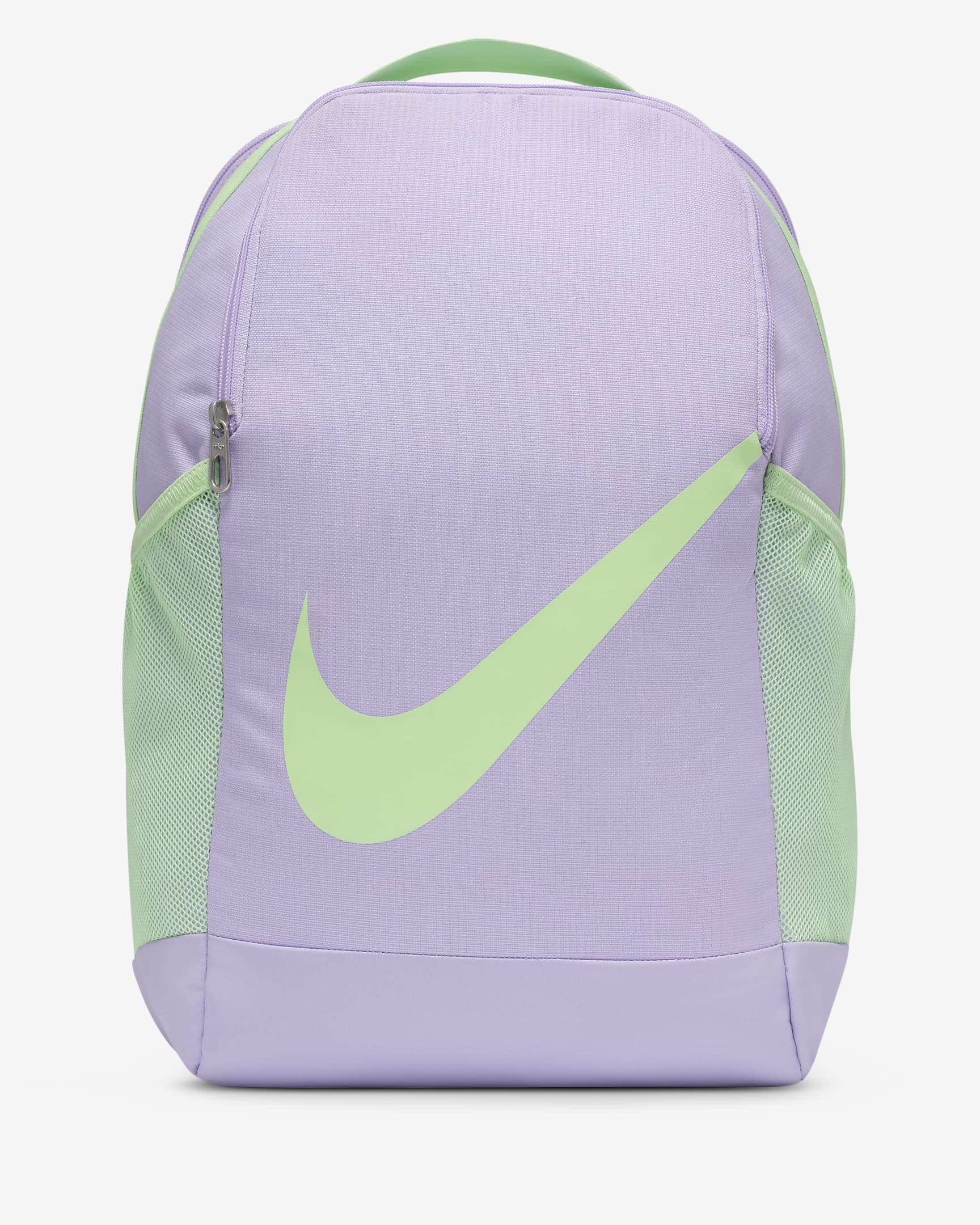 Nike Brasilia Kids' Backpack (18L) - Lilac Bloom/Vapor Green/Vapor Green