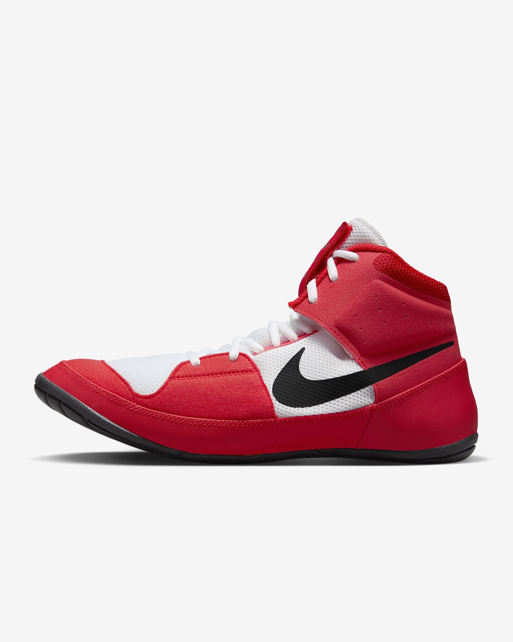 Nike Fury Wrestling Shoes - University Red/White/Black