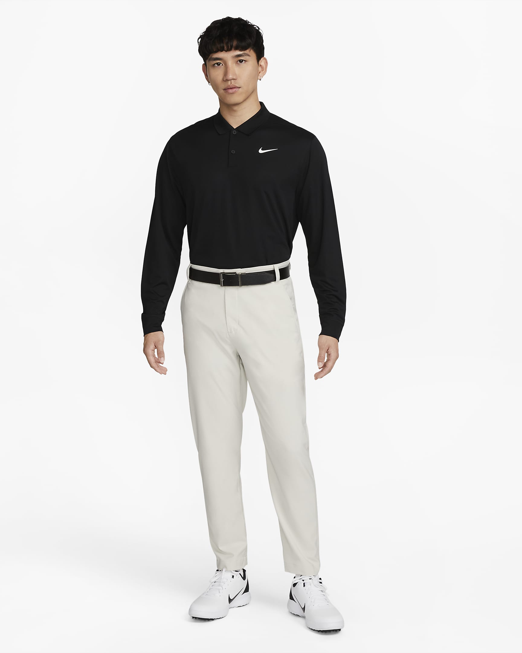 Nike Dri-FIT Victory Men's Golf Trousers - Light Bone/Black