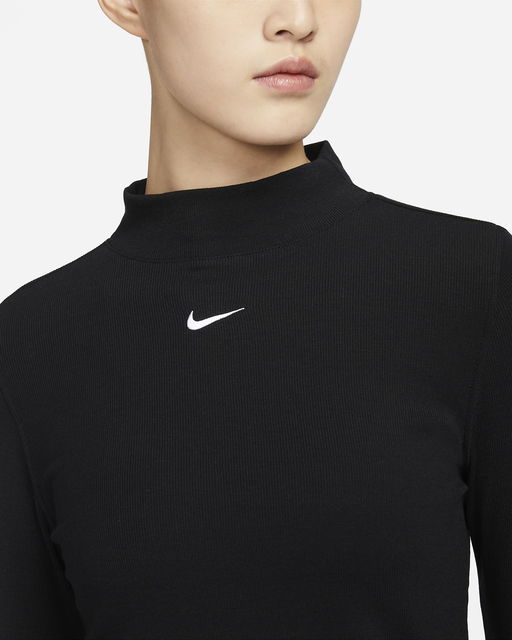 mock neck top nike