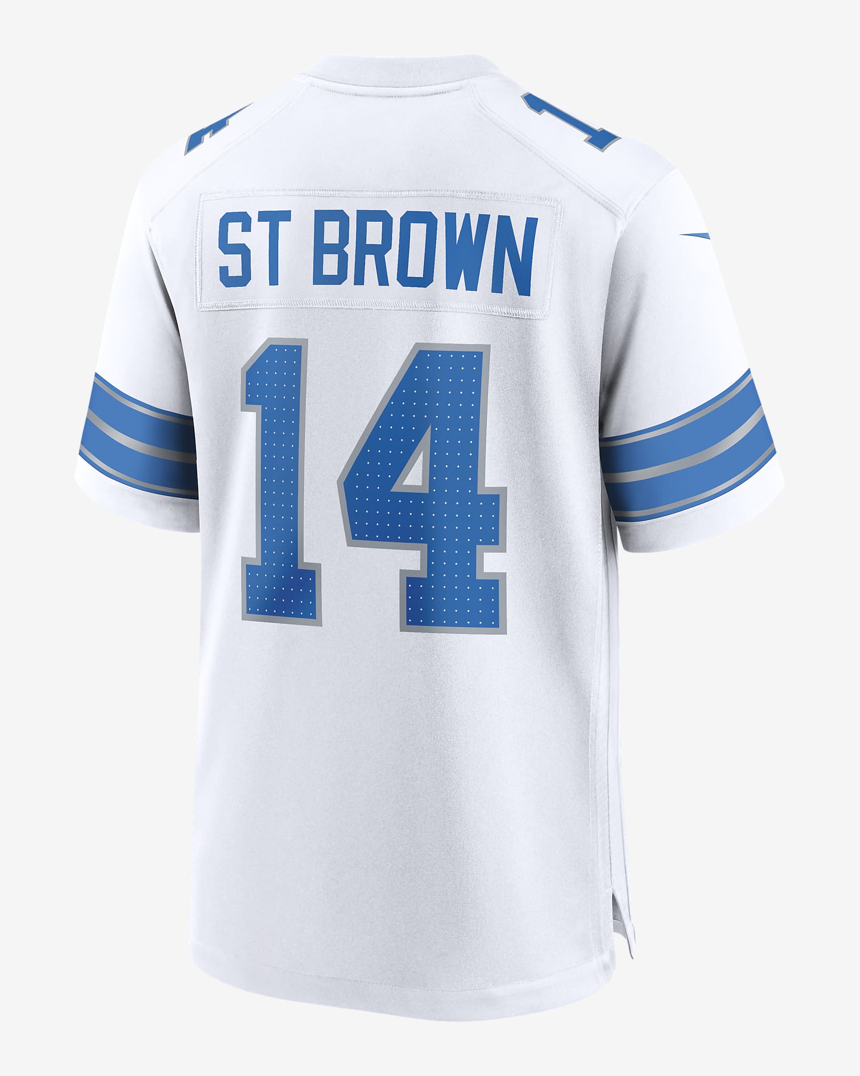 Amon-Ra St. Brown Detroit Lions Men's Nike NFL Game Football Jersey - White