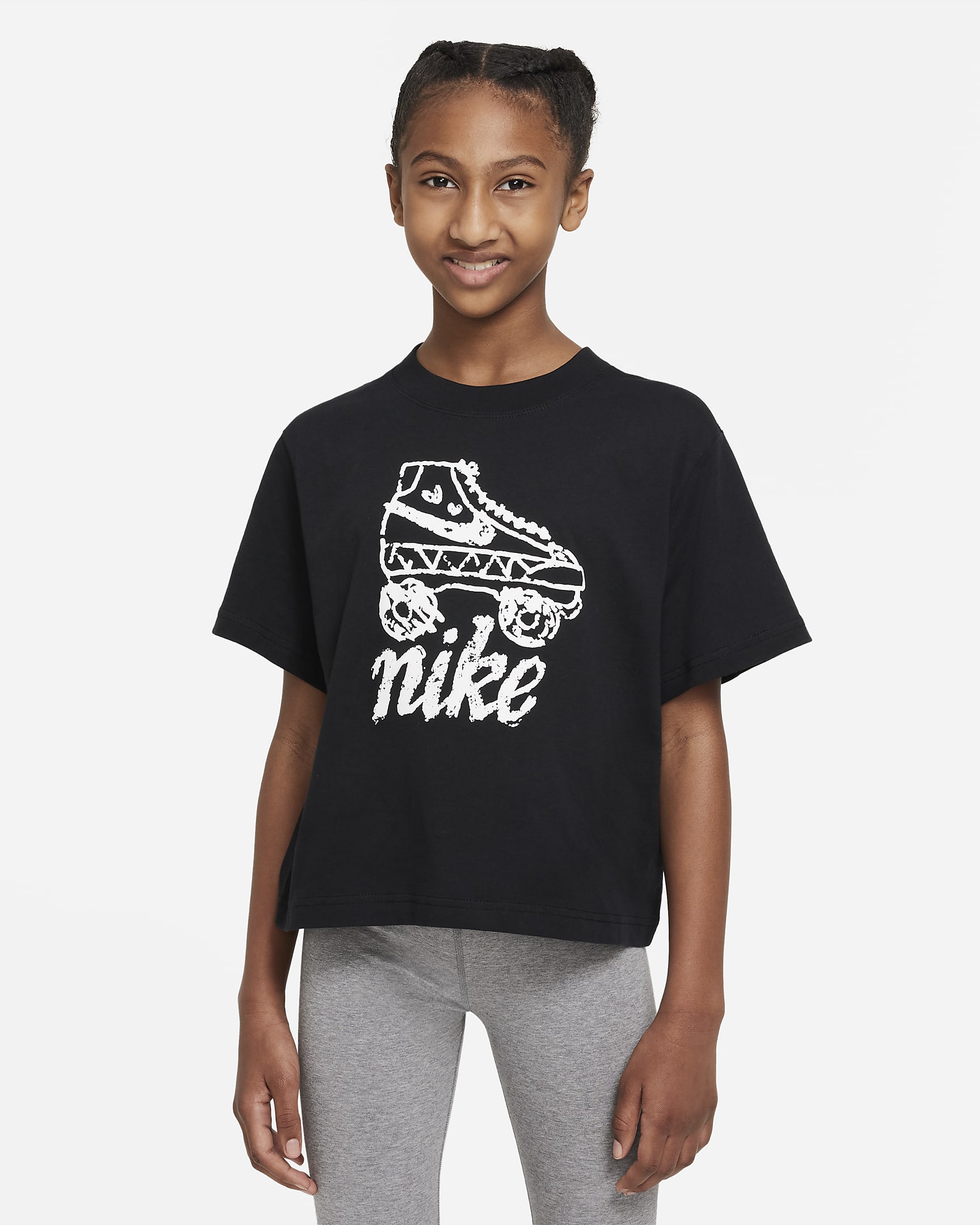 Nike Sportswear Icon Clash Older Kids' (Girls') T-Shirt. Nike VN