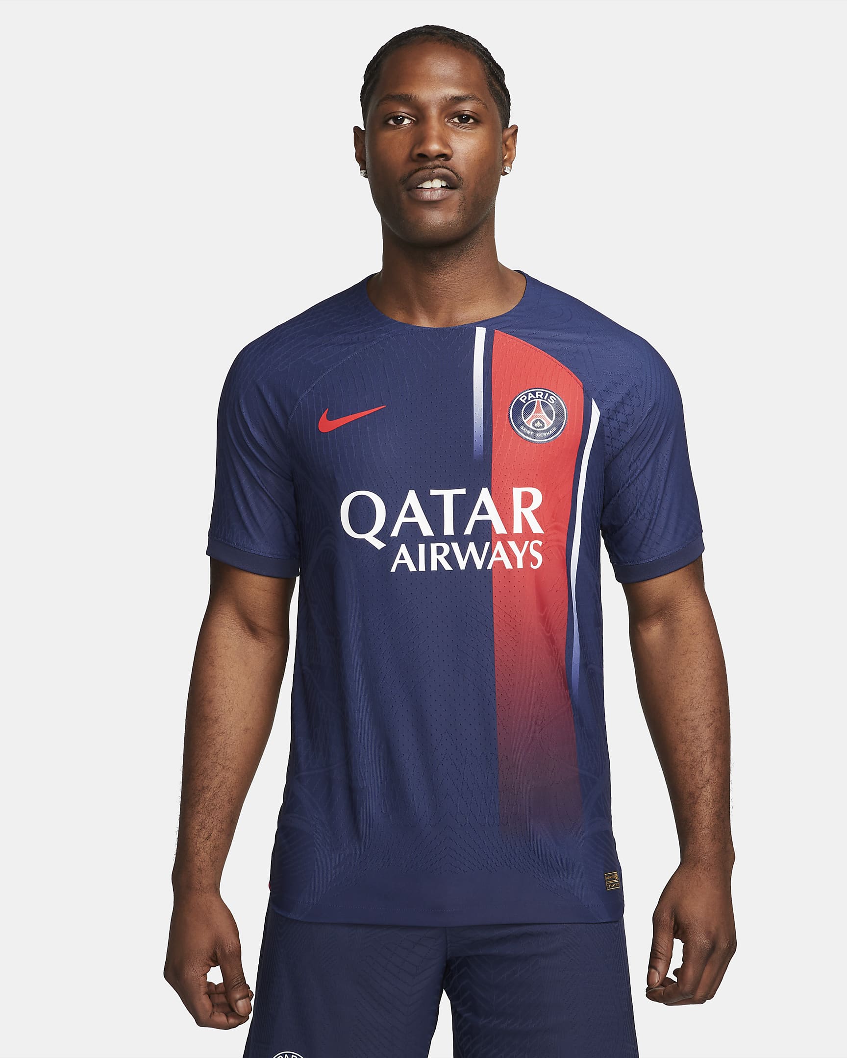 Paris Saint-Germain 2023/24 Match Home Men's Nike Dri-FIT ADV Football Shirt - Midnight Navy/University Red/University Red