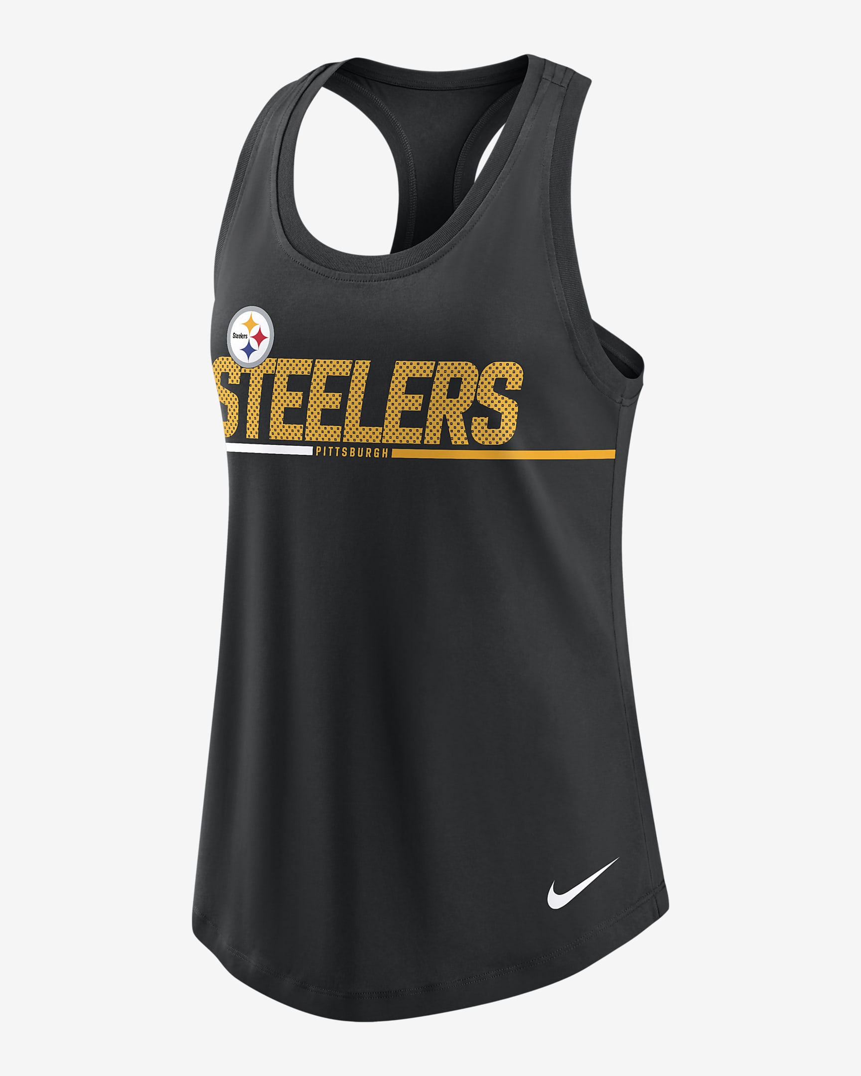 Nike City (NFL Pittsburgh Steelers) Women's Racerback Tank Top - Black