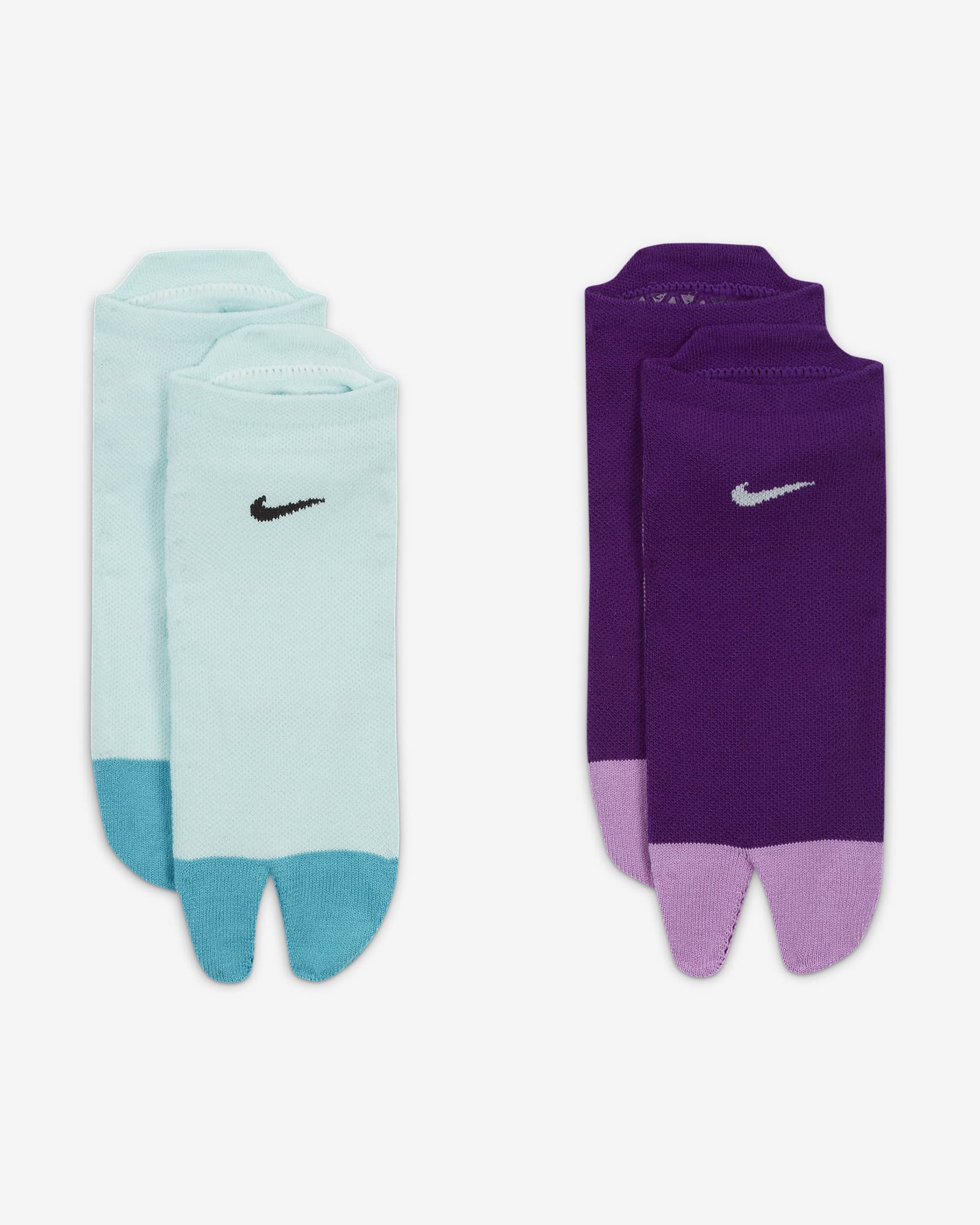Nike Everyday Plus Lightweight No-Show Split-Toe Socks (2 Pairs). Nike UK