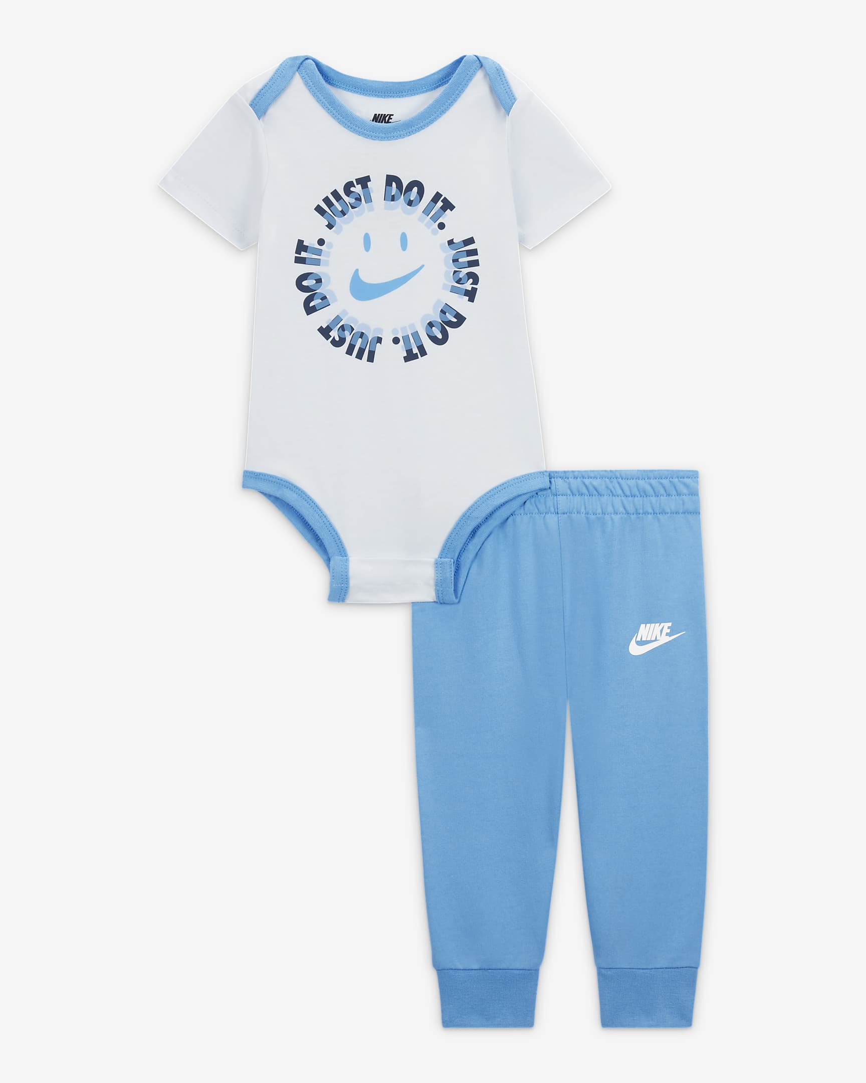Nike Baby (09M) Bodysuit and Joggers Set.