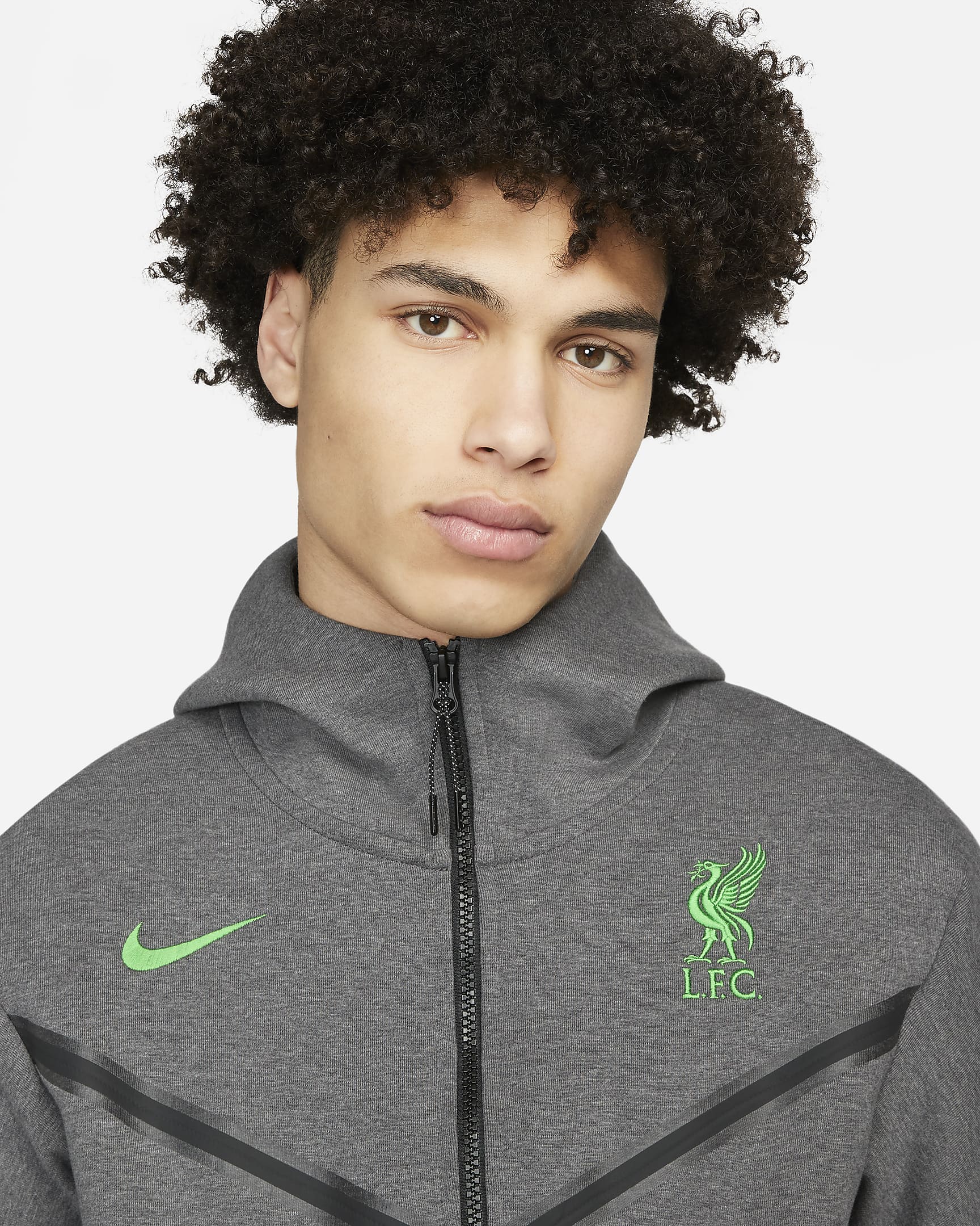 Liverpool F C Tech Fleece Windrunner Mens Nike Full Zip Hoodie Nike Uk