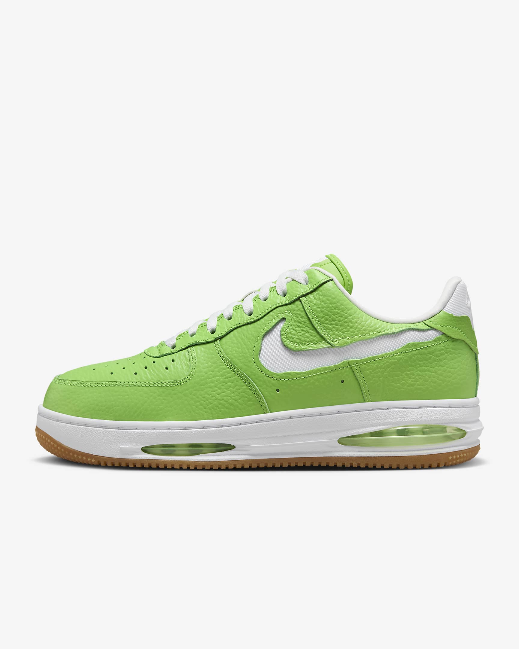 Tenis para hombre Nike Air Force 1 Low EVO - Verde acción/Toque de limón claro/Amarillo goma/Blanco